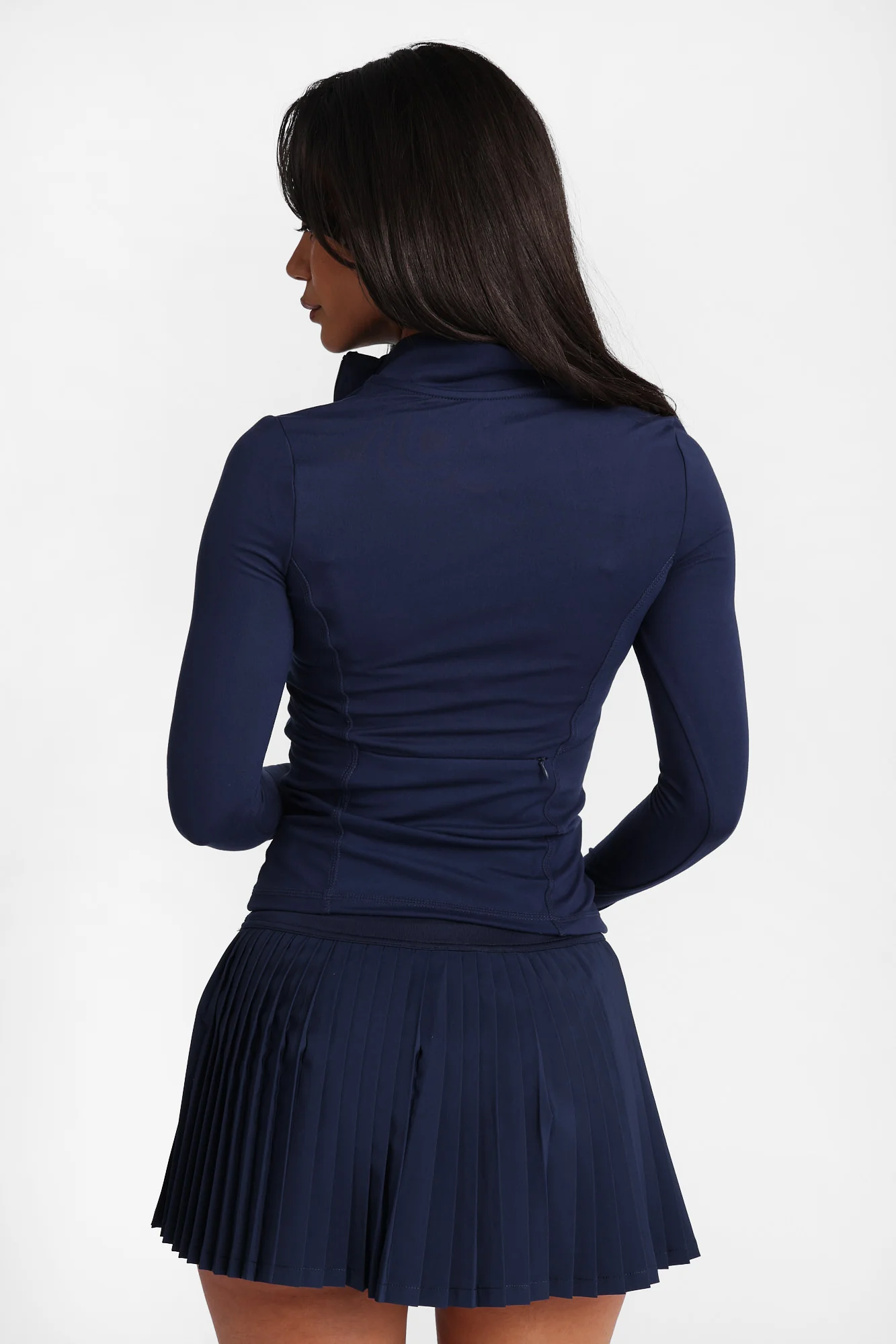 Super Smooth Zip-Up Skimmer Jacket - Image 11