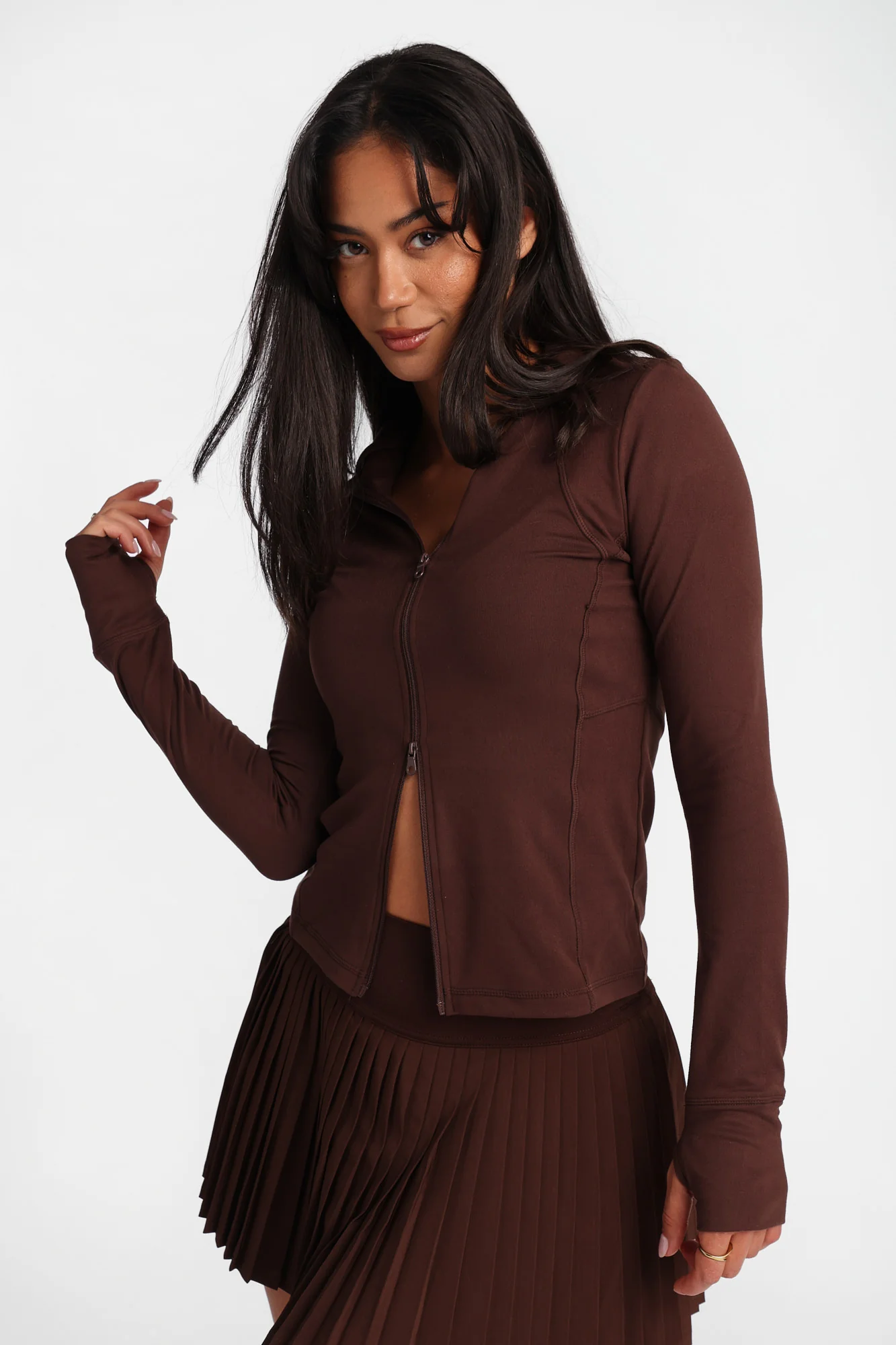 Super Smooth Zip-Up Skimmer Jacket - Image 5