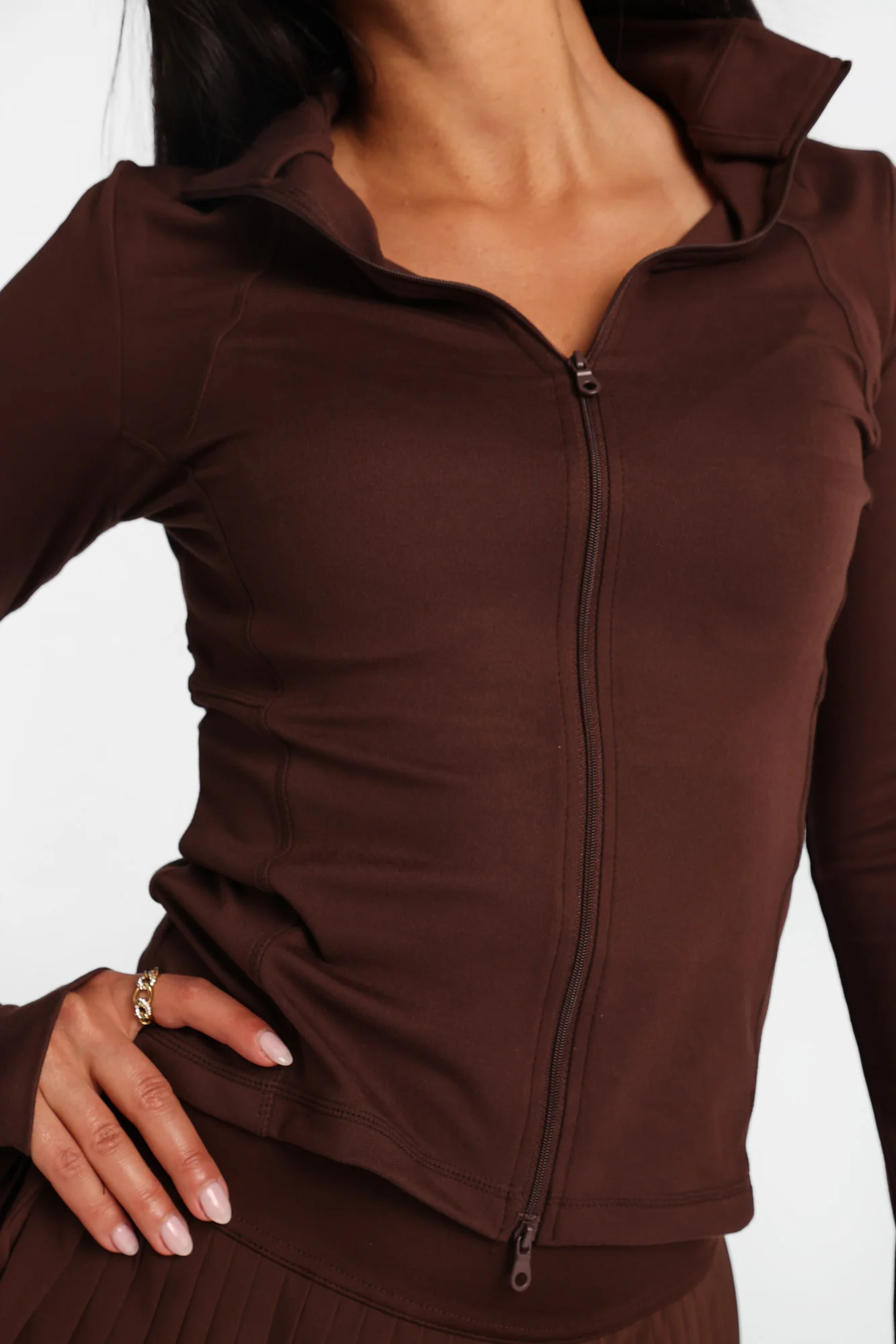 Super Smooth Zip-Up Skimmer Jacket - Image 6