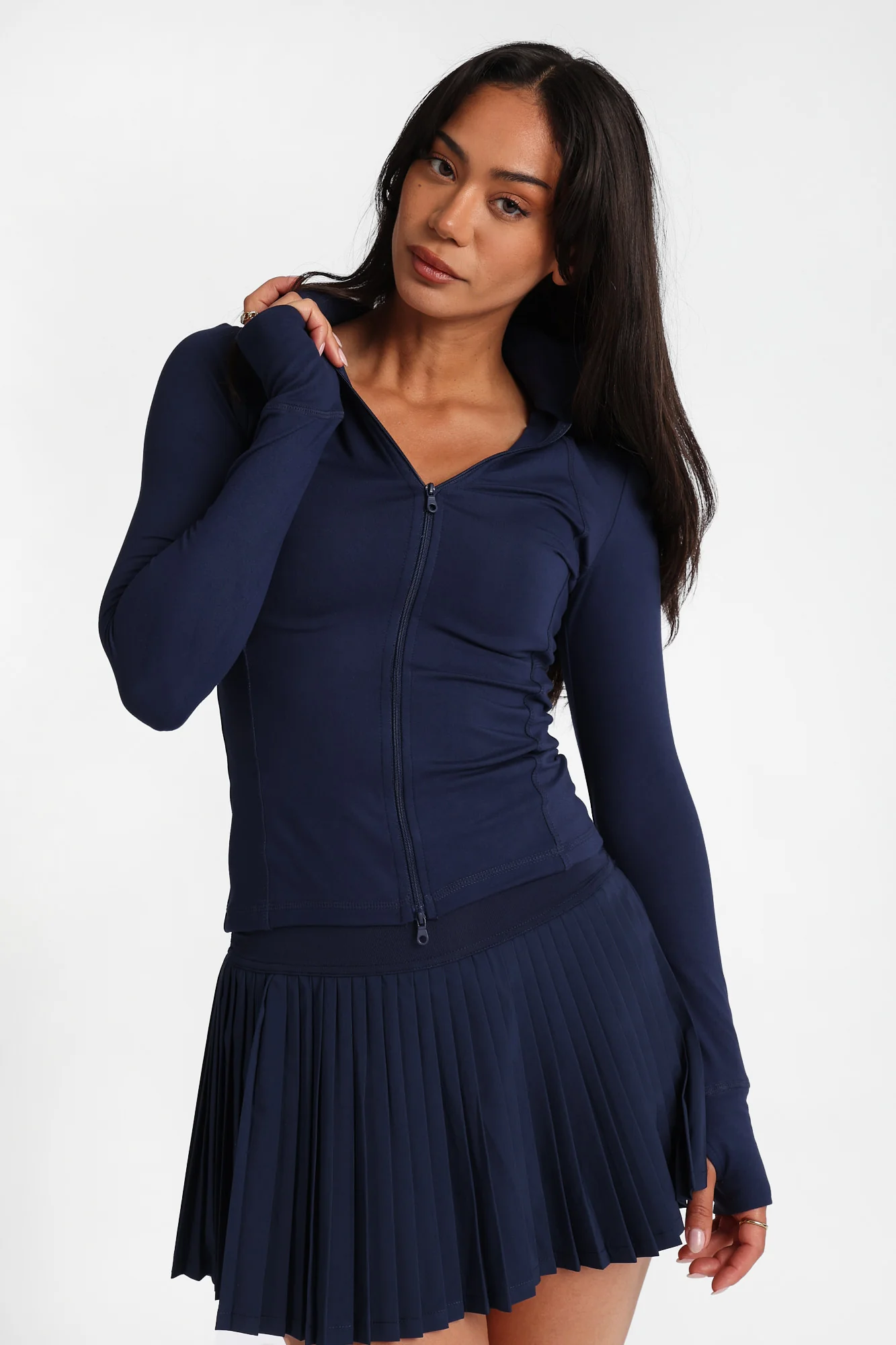 Super Smooth Zip-Up Skimmer Jacket - Image 9