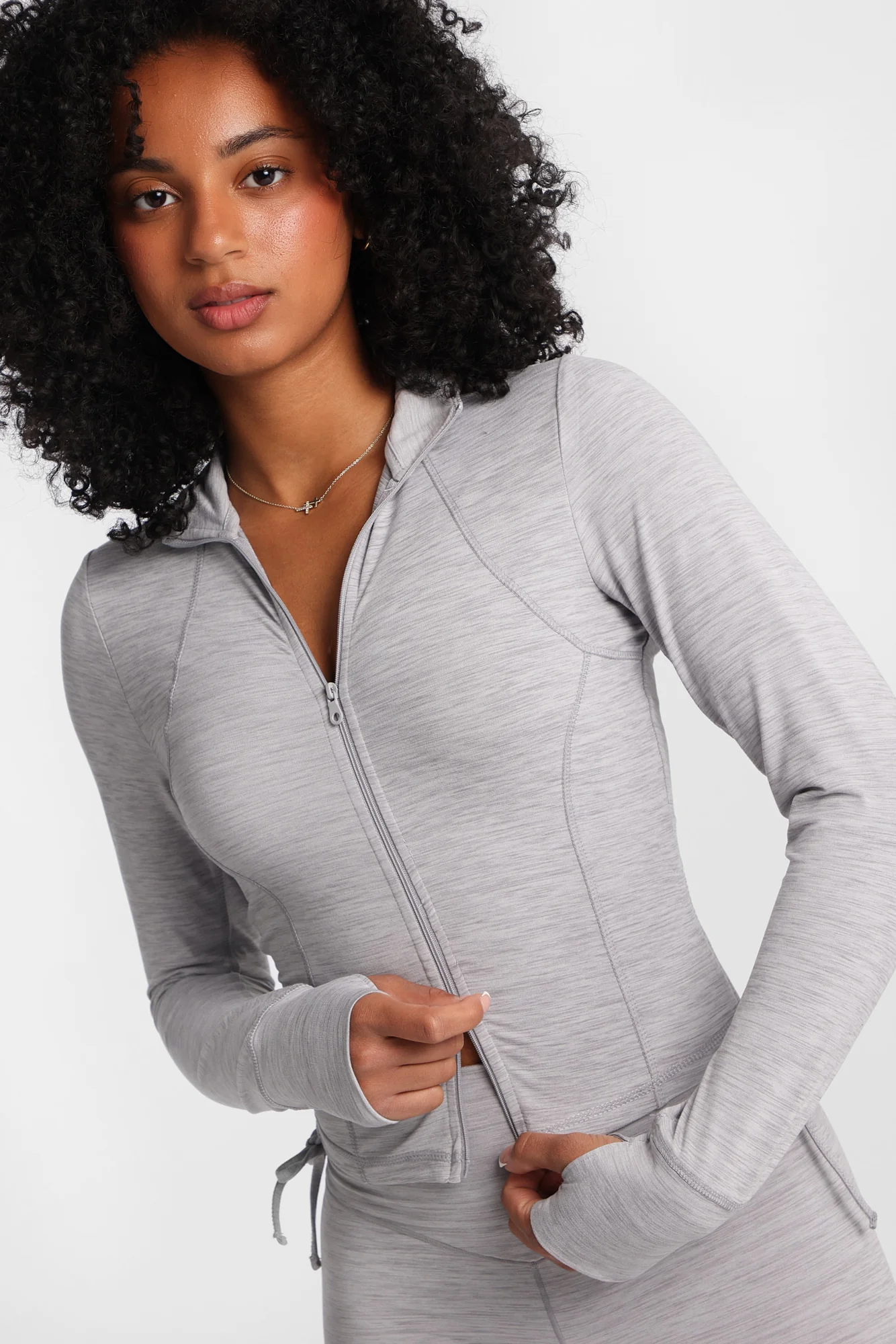 Super Smooth Zip-Up Thumb Jacket - Image 10