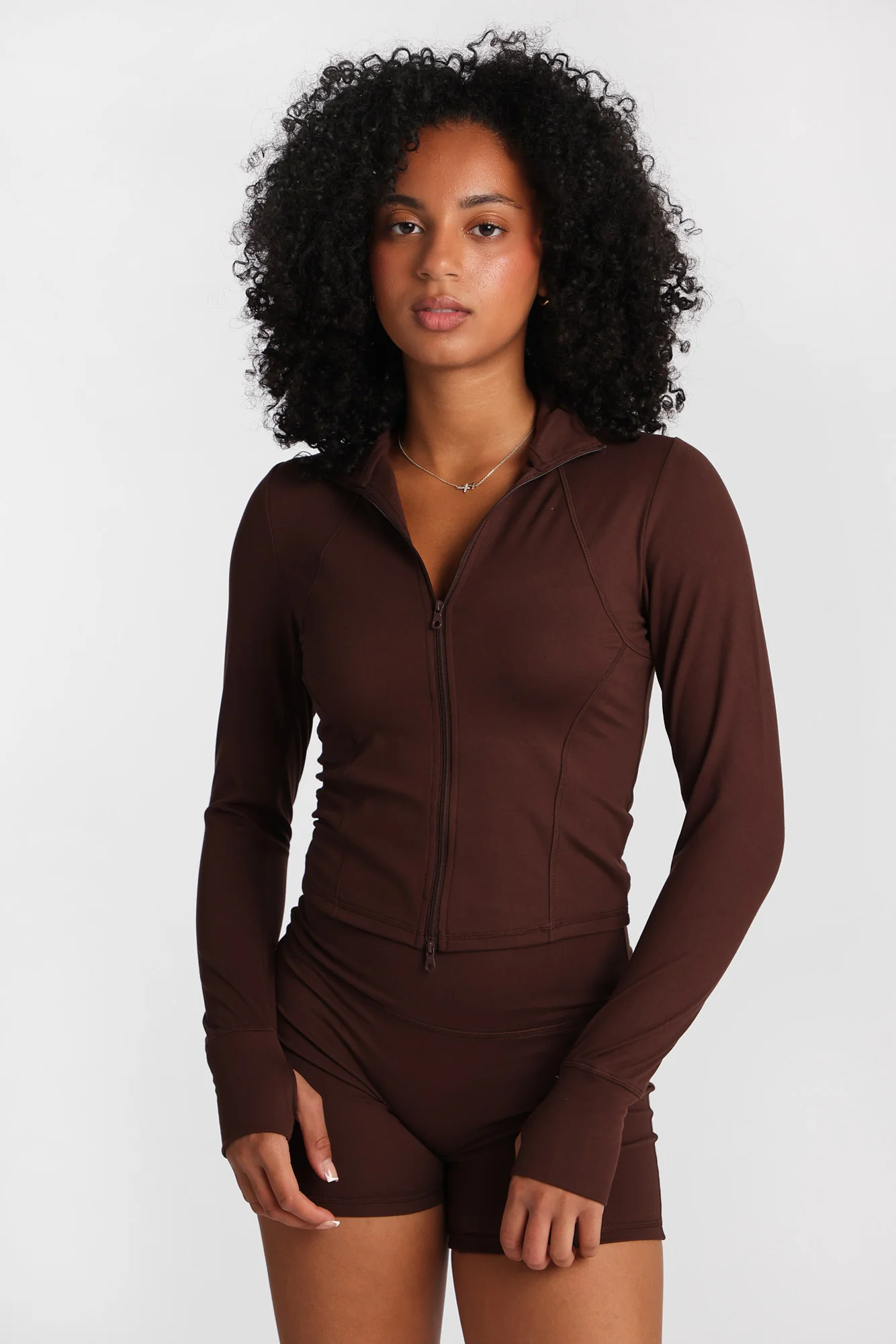 Super Smooth Zip-Up Thumb Jacket - Image 13