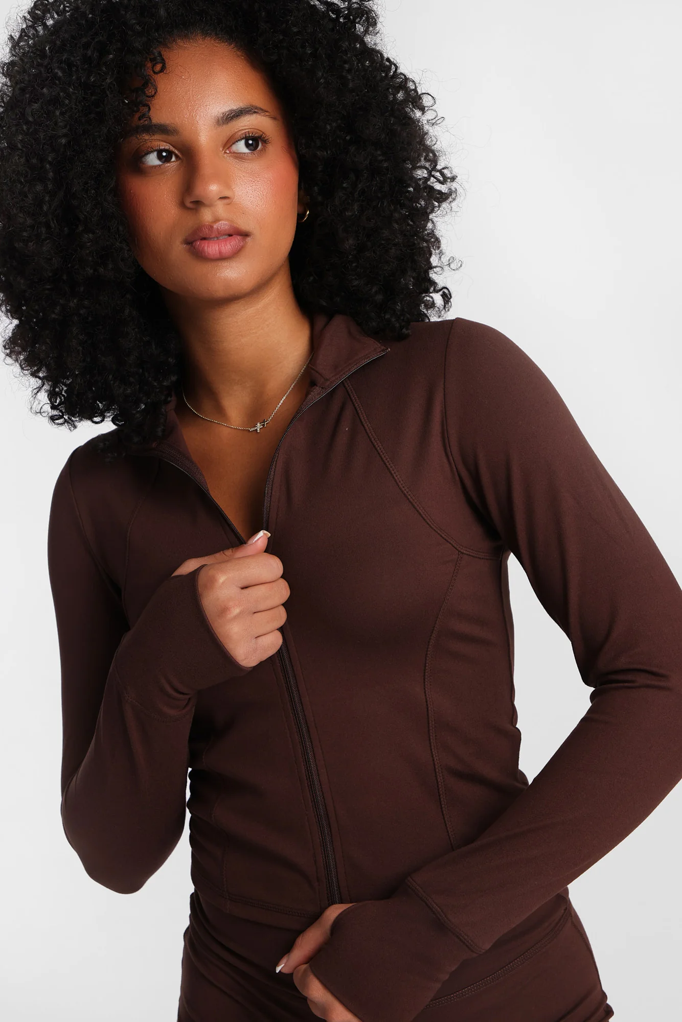 Super Smooth Zip-Up Thumb Jacket - Image 14