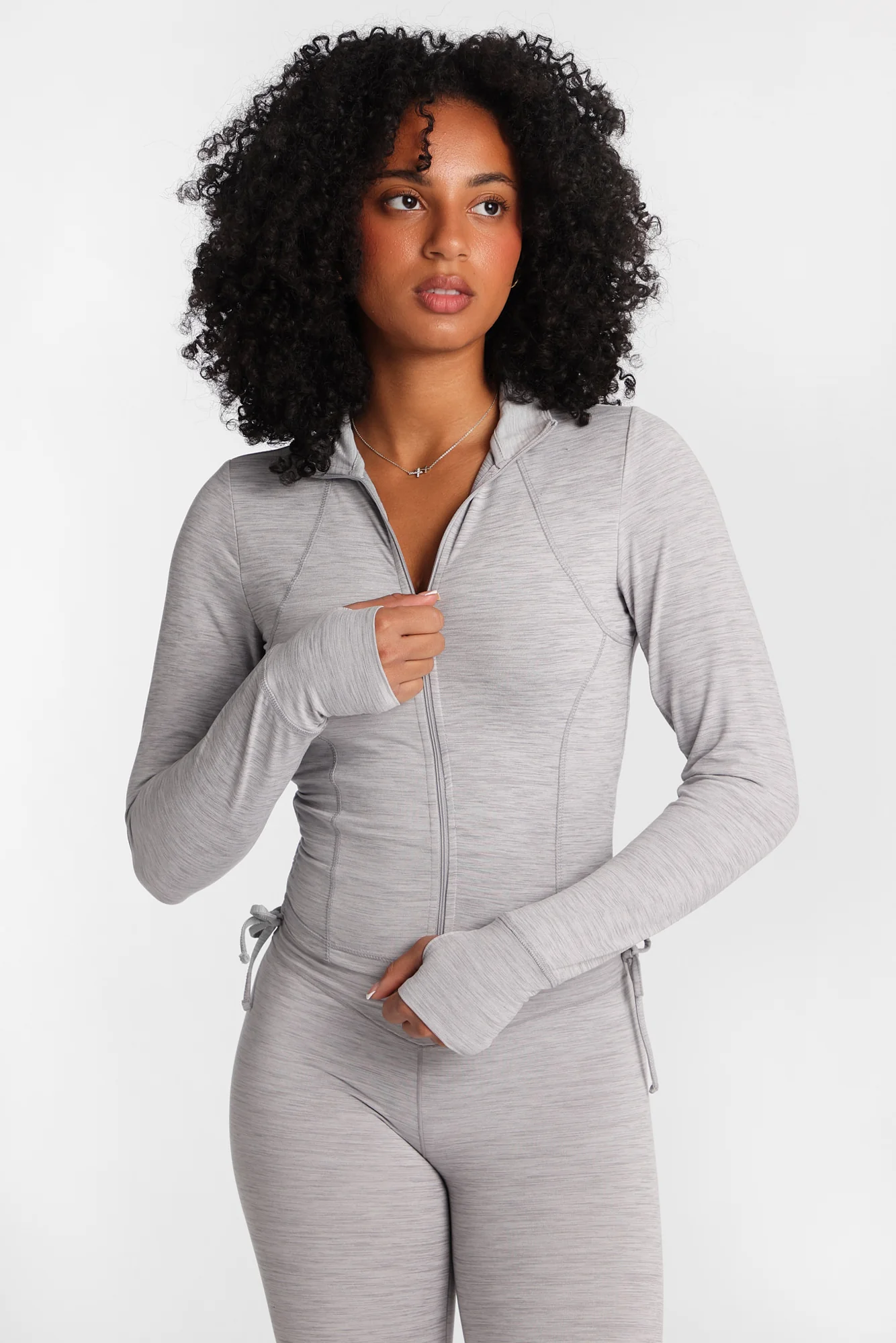 Super Smooth Zip-Up Thumb Jacket - Image 9