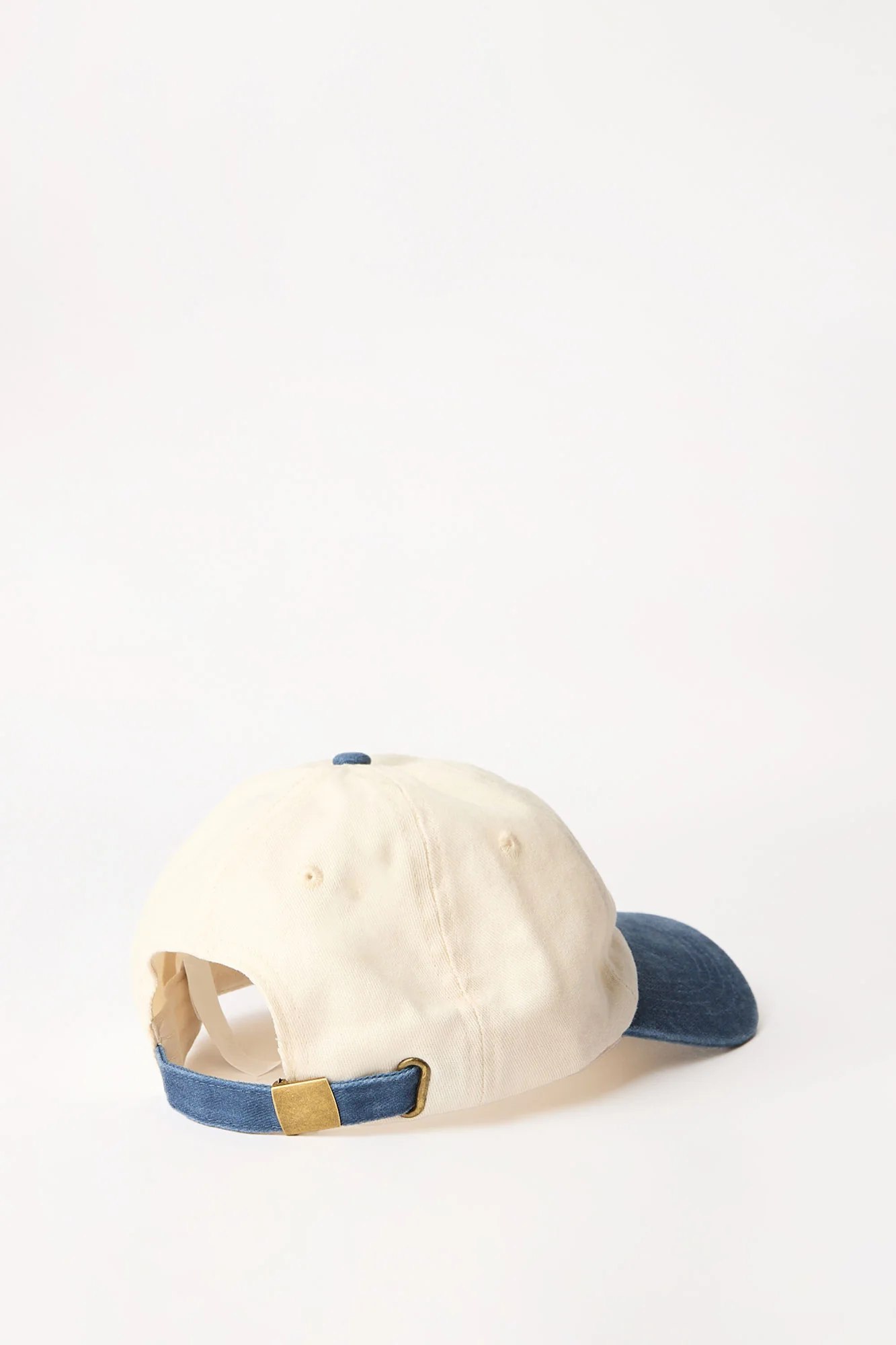 Washed Denim Baseball Cap - Image 3