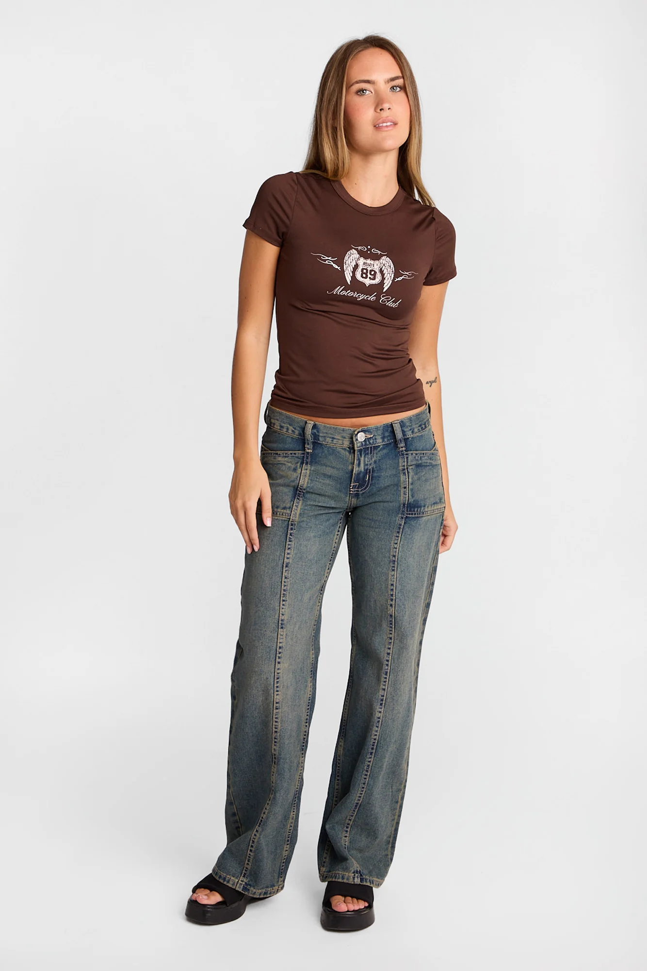 Motorcycle Club 89 Graphic Super Soft Tee - Image 4