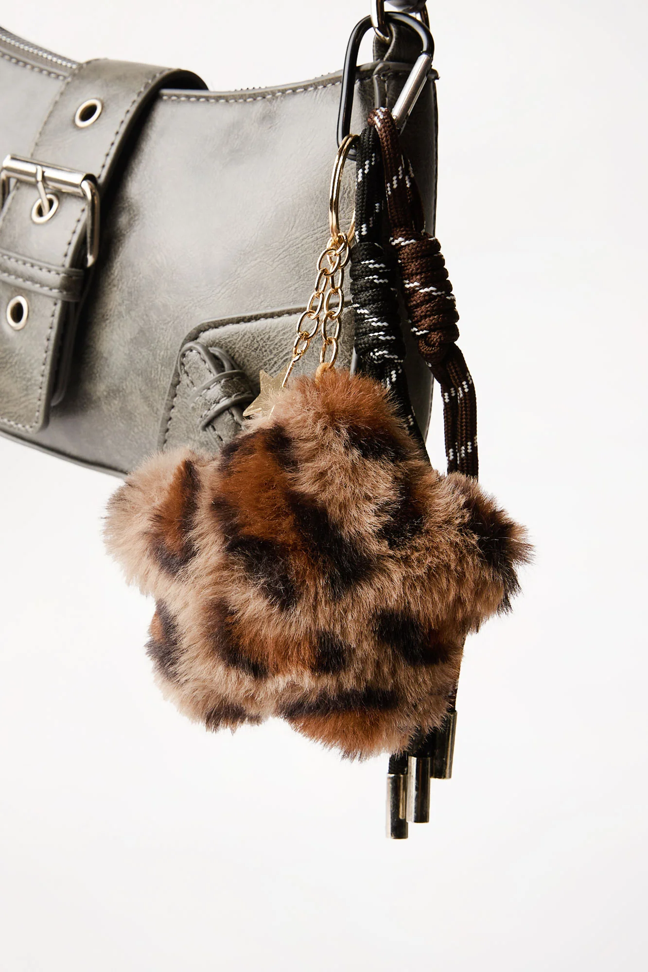 Star Plush Keychain Bag Charm