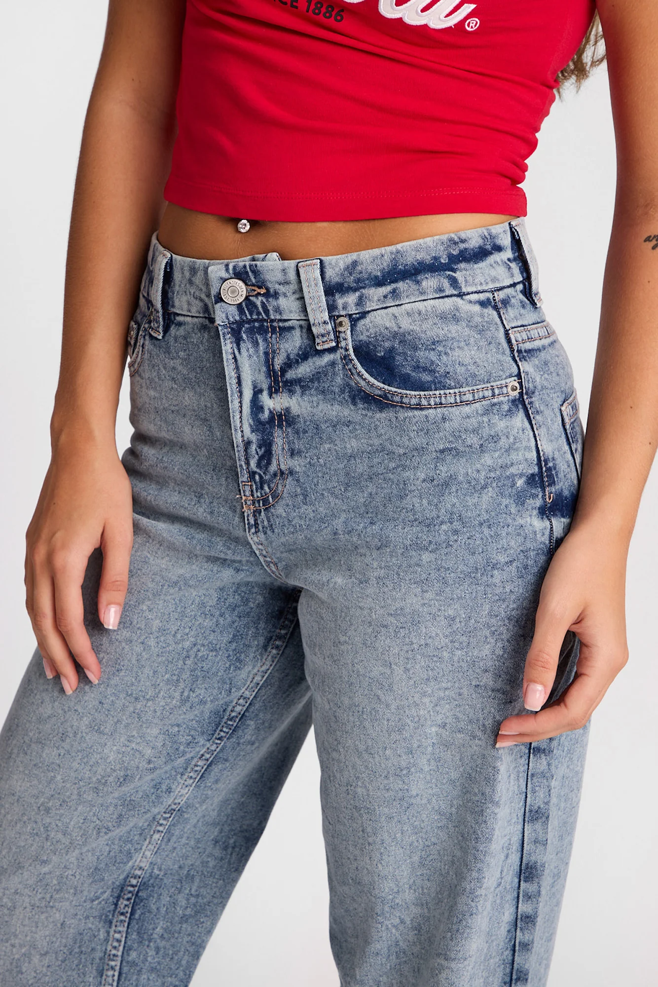Ella Curvy High Rise Baggy Jeans - Image 3