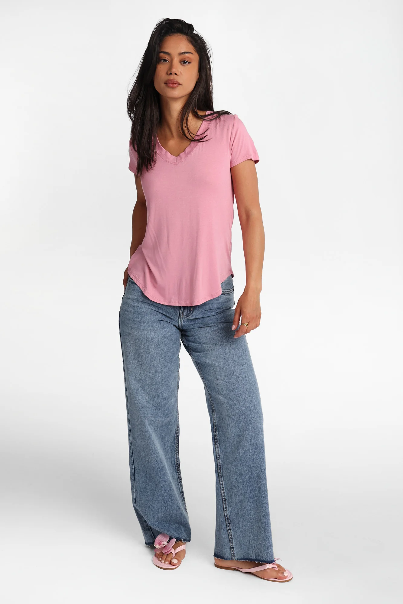 V-Neck Relaxed Tee - Image 16