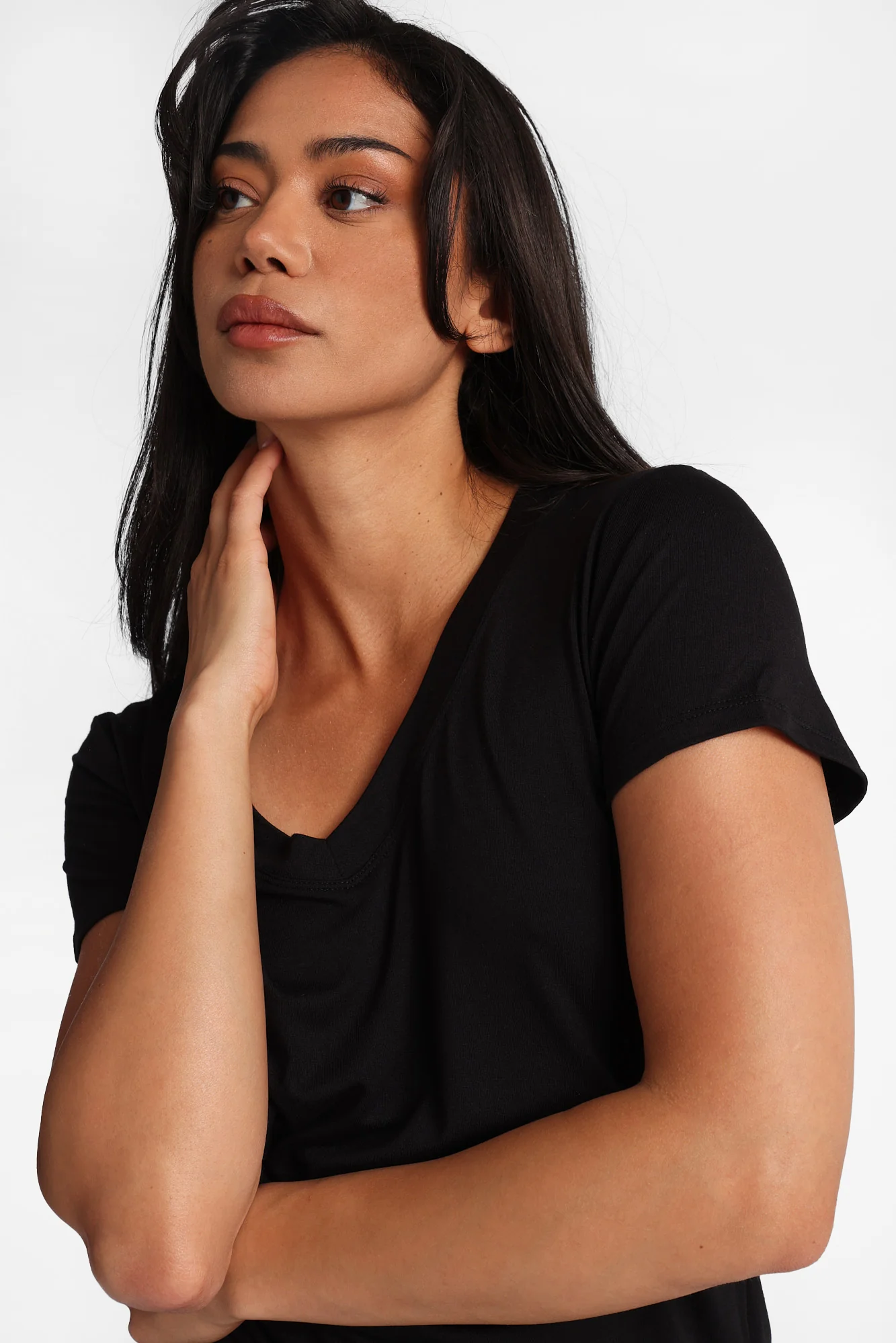 V-Neck Relaxed Tee - Image 2