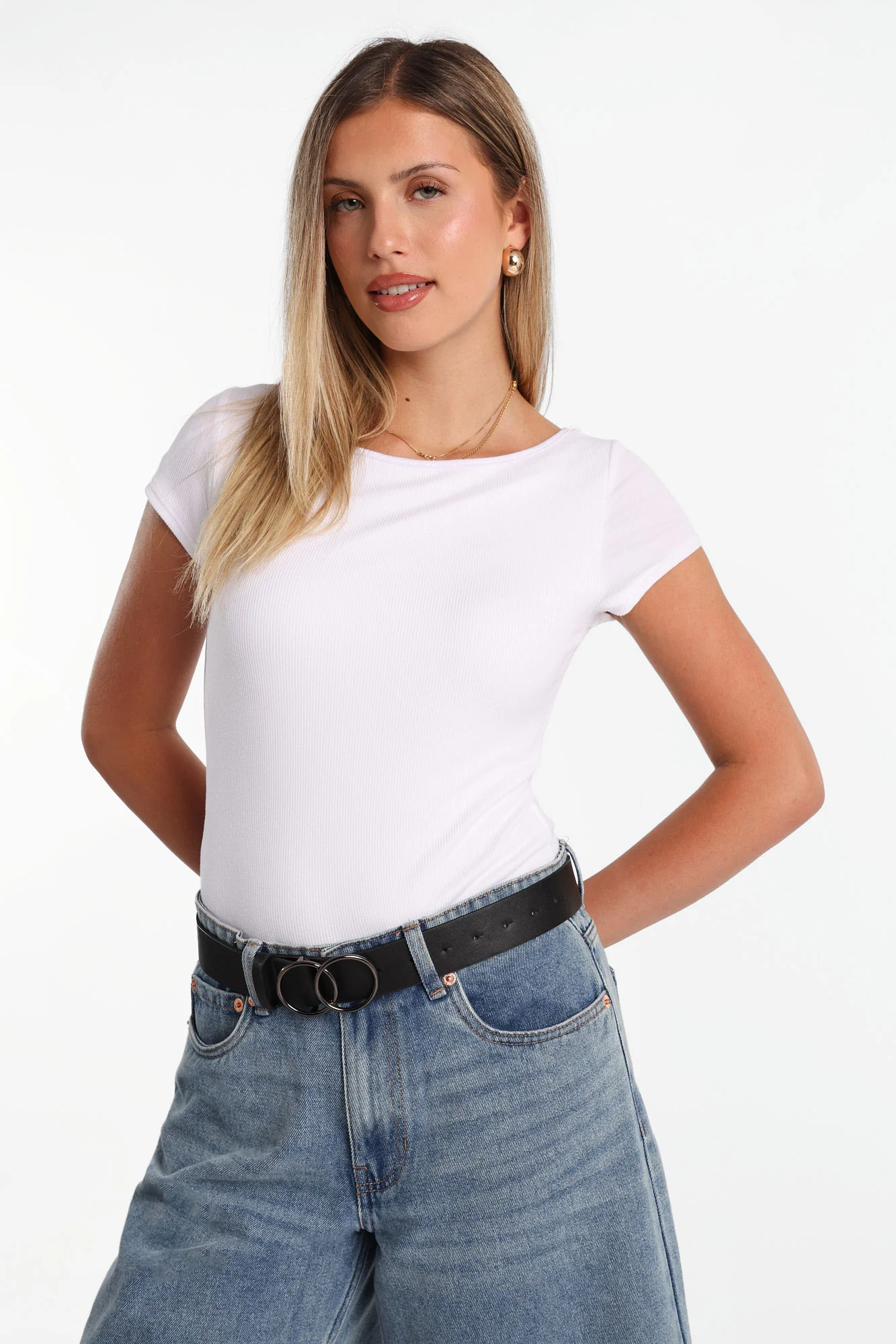 Double Oval Buckle Belt - Image 2