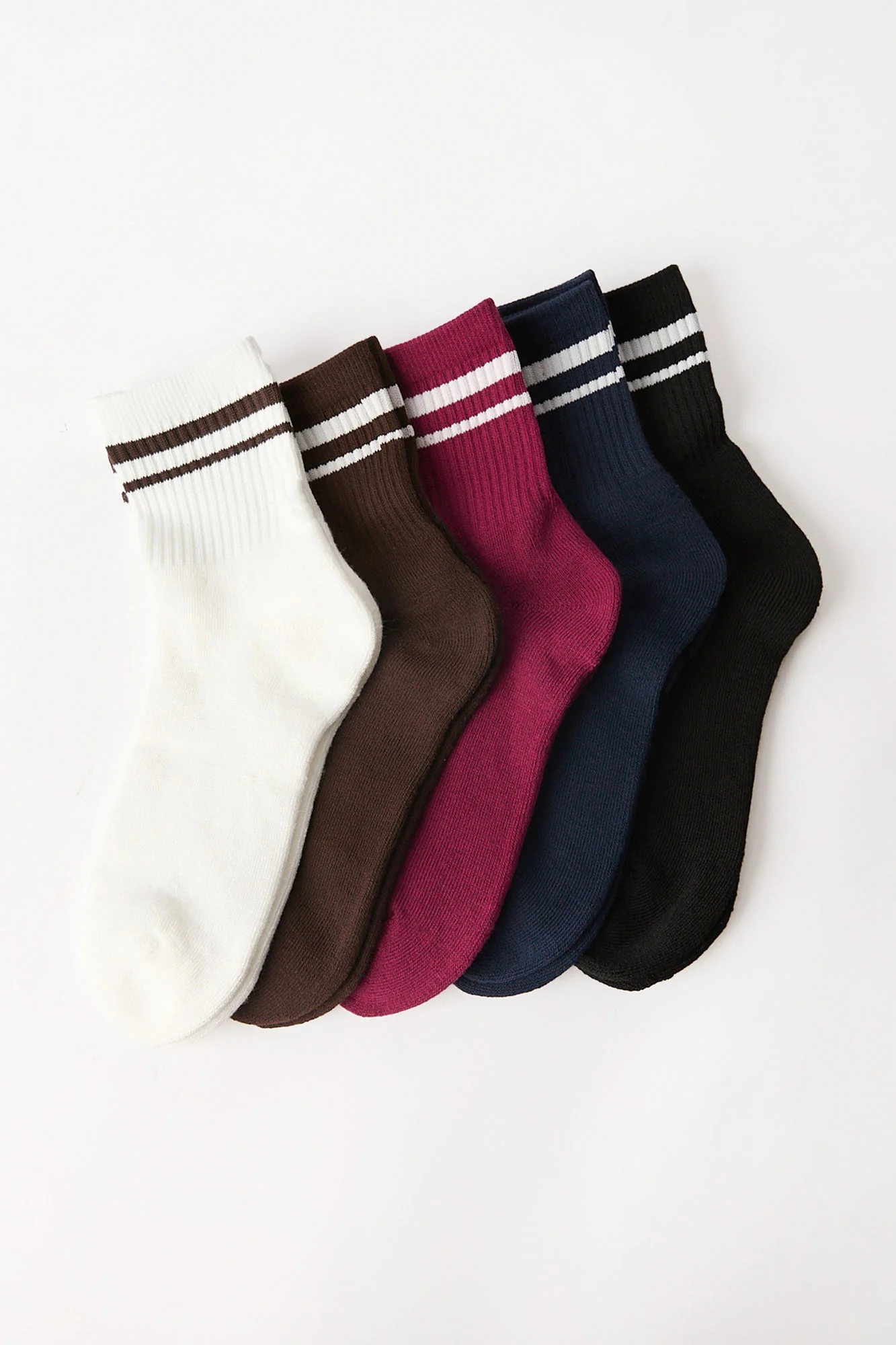 Athletic Crew Socks 5-Pack