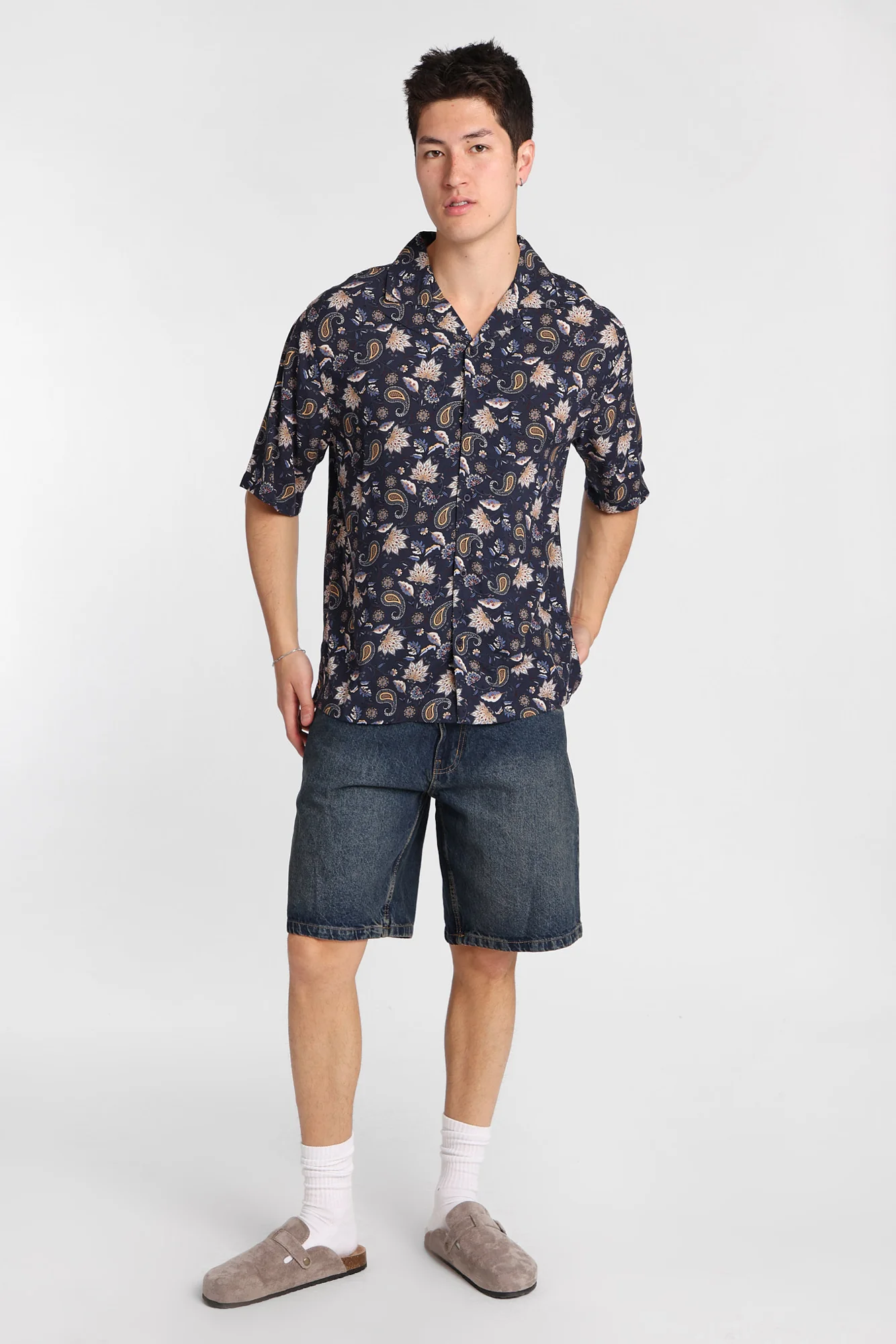 Paisley Print Short Sleeve Shirt - Image 4