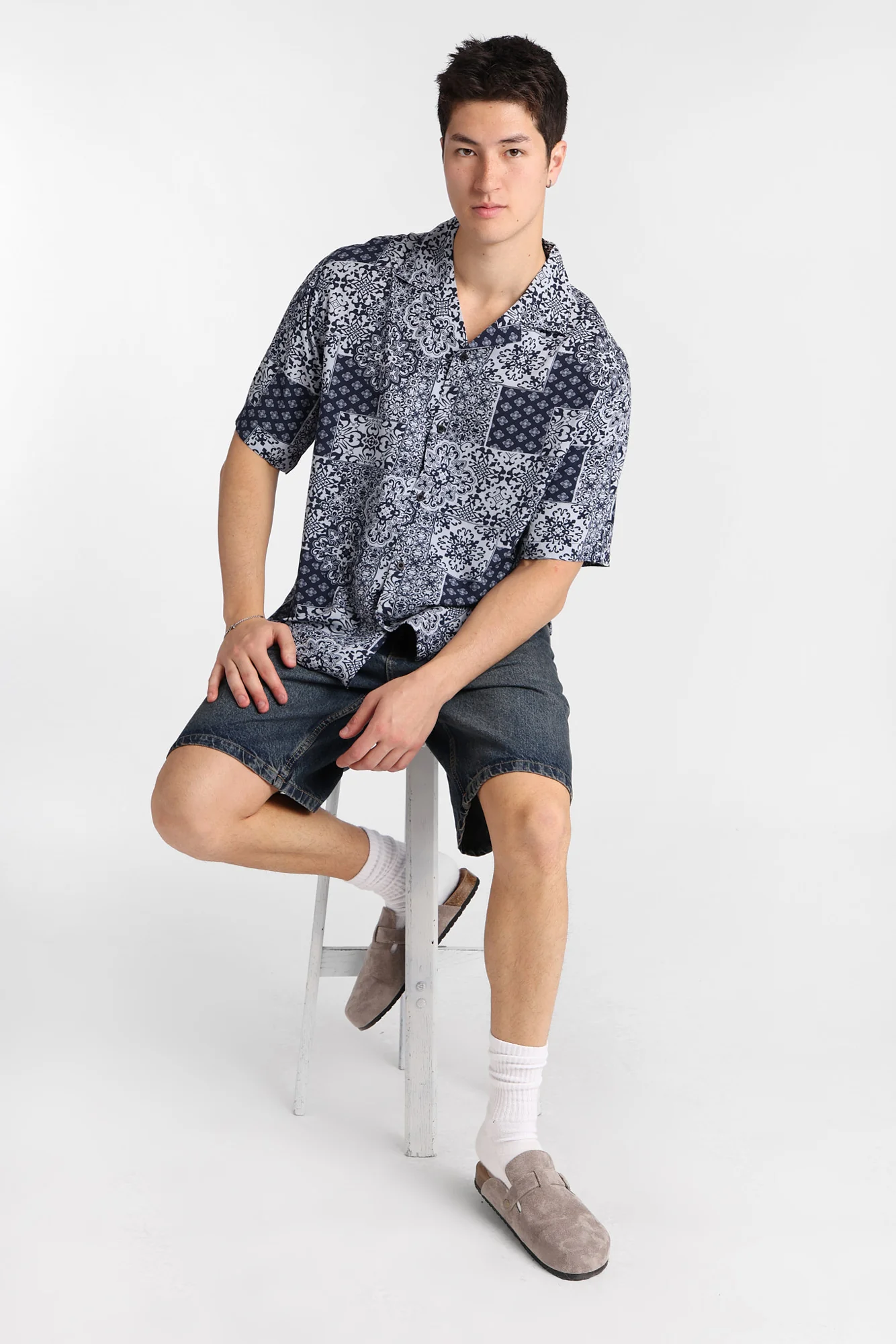 Paisley Print Short Sleeve Shirt - Image 5