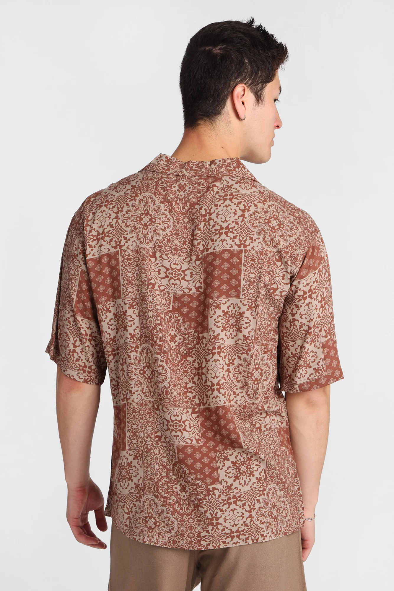 Bandana Print Short Sleeve Shirt - Image 4