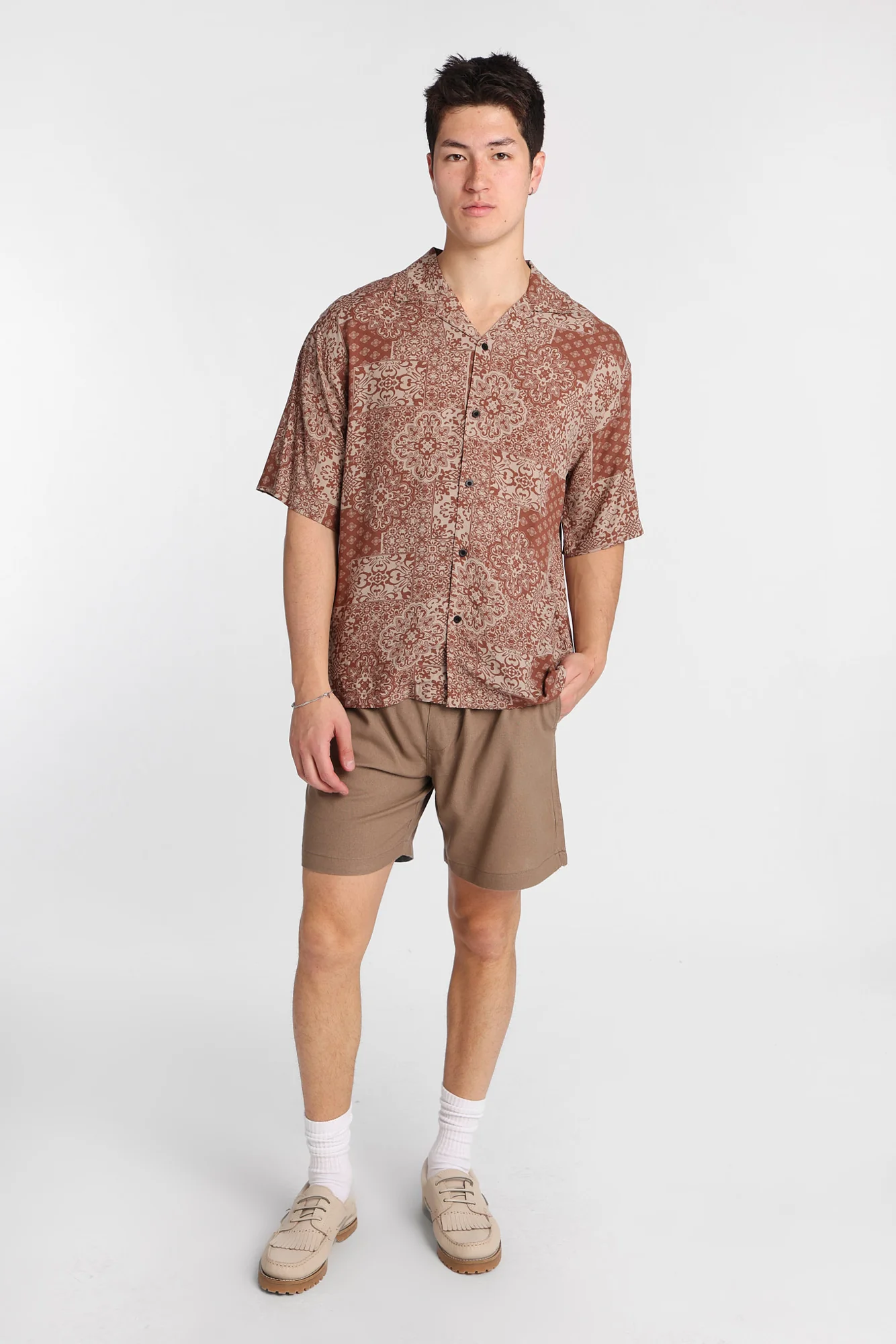 Bandana Print Short Sleeve Shirt - Image 5
