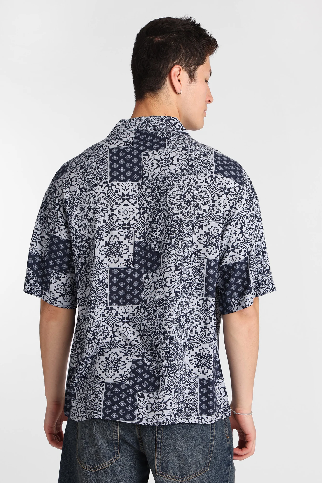 Bandana Print Short Sleeve Shirt - Image 7