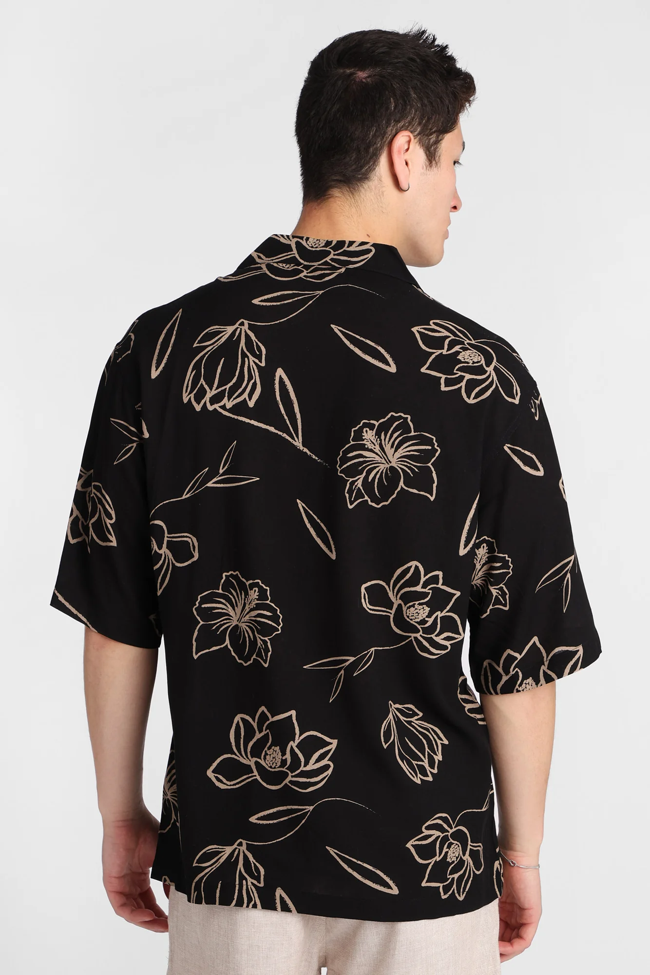 Floral Print Short Sleeve Shirt - Image 3