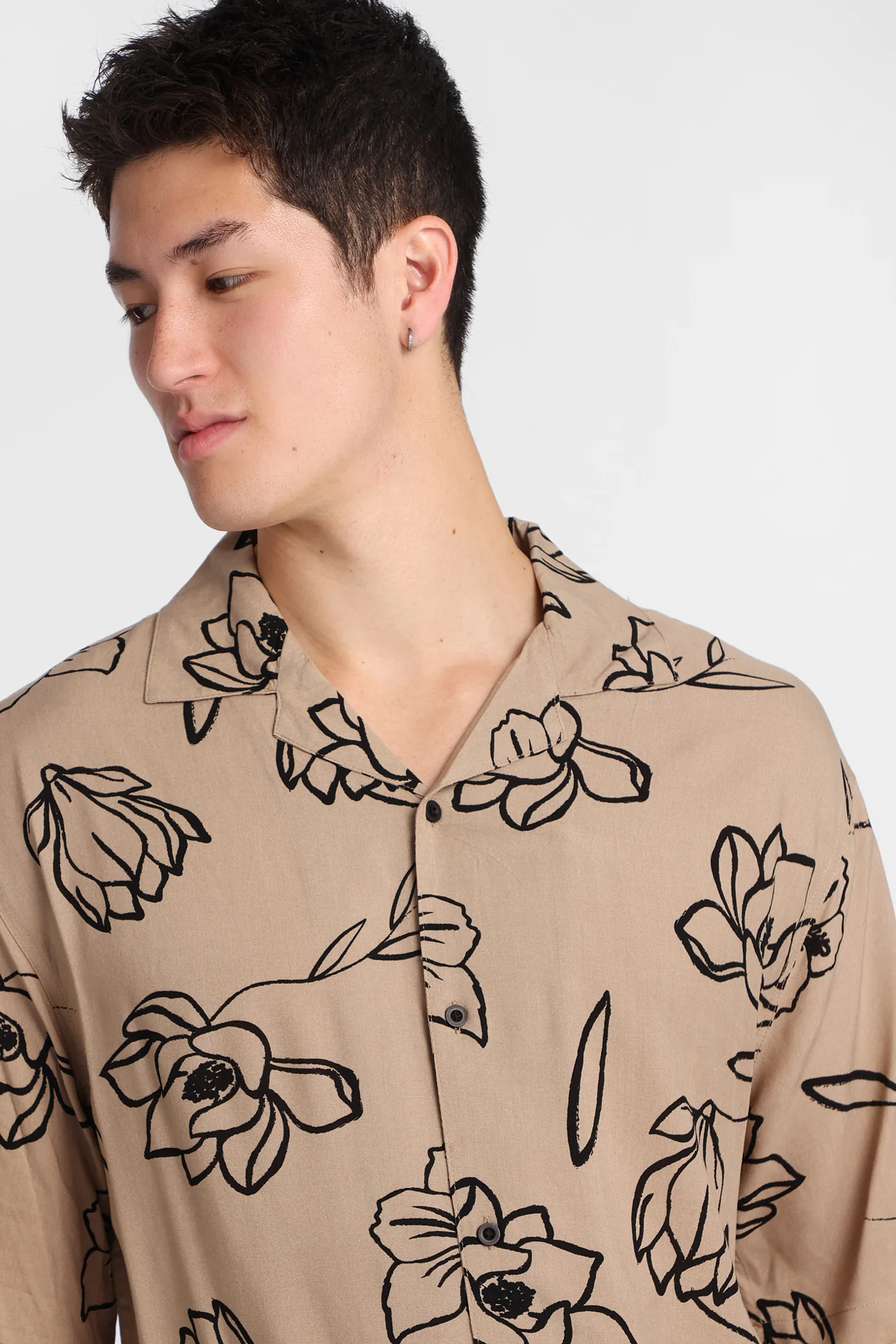 Floral Print Short Sleeve Shirt - Image 6