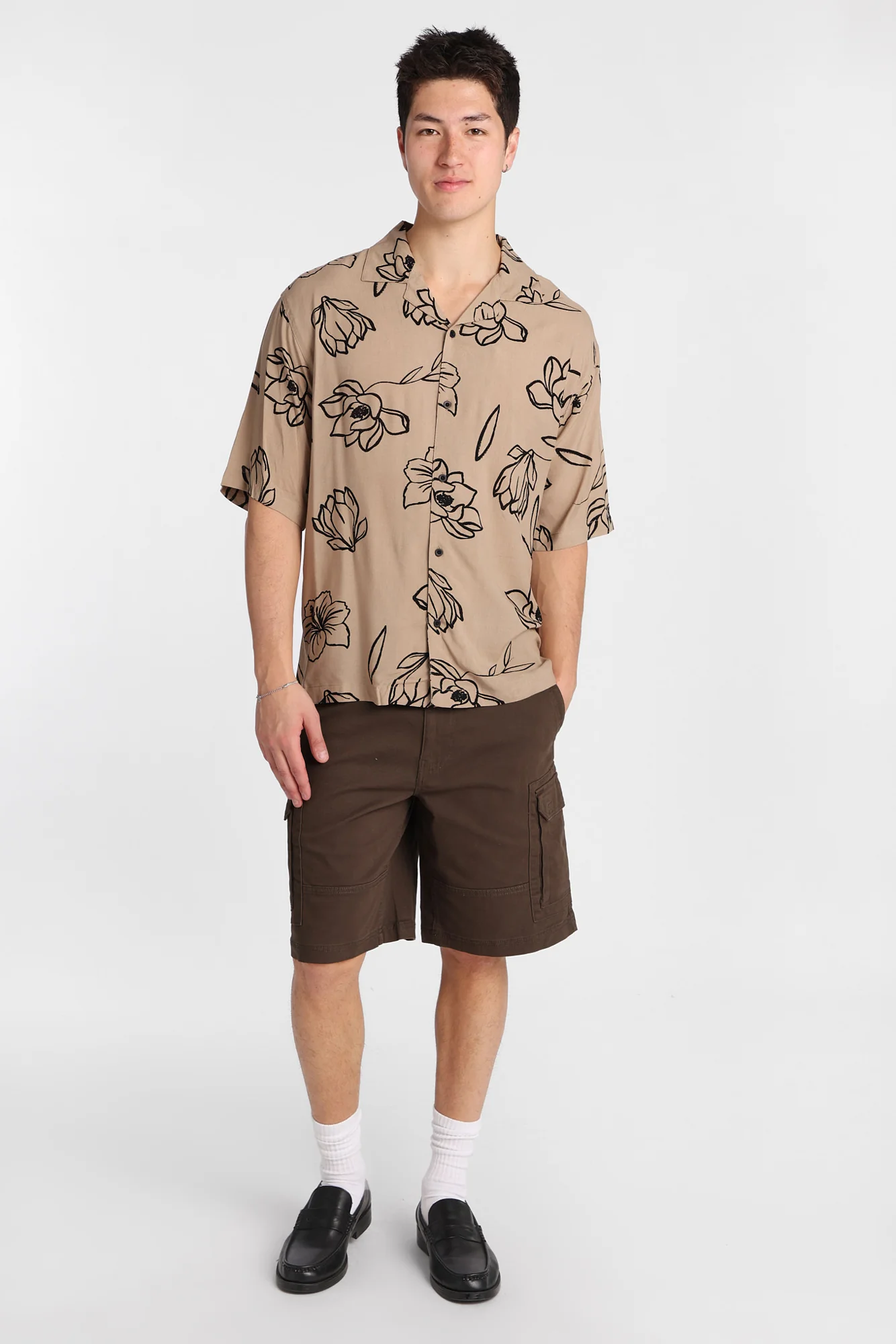 Floral Print Short Sleeve Shirt - Image 8