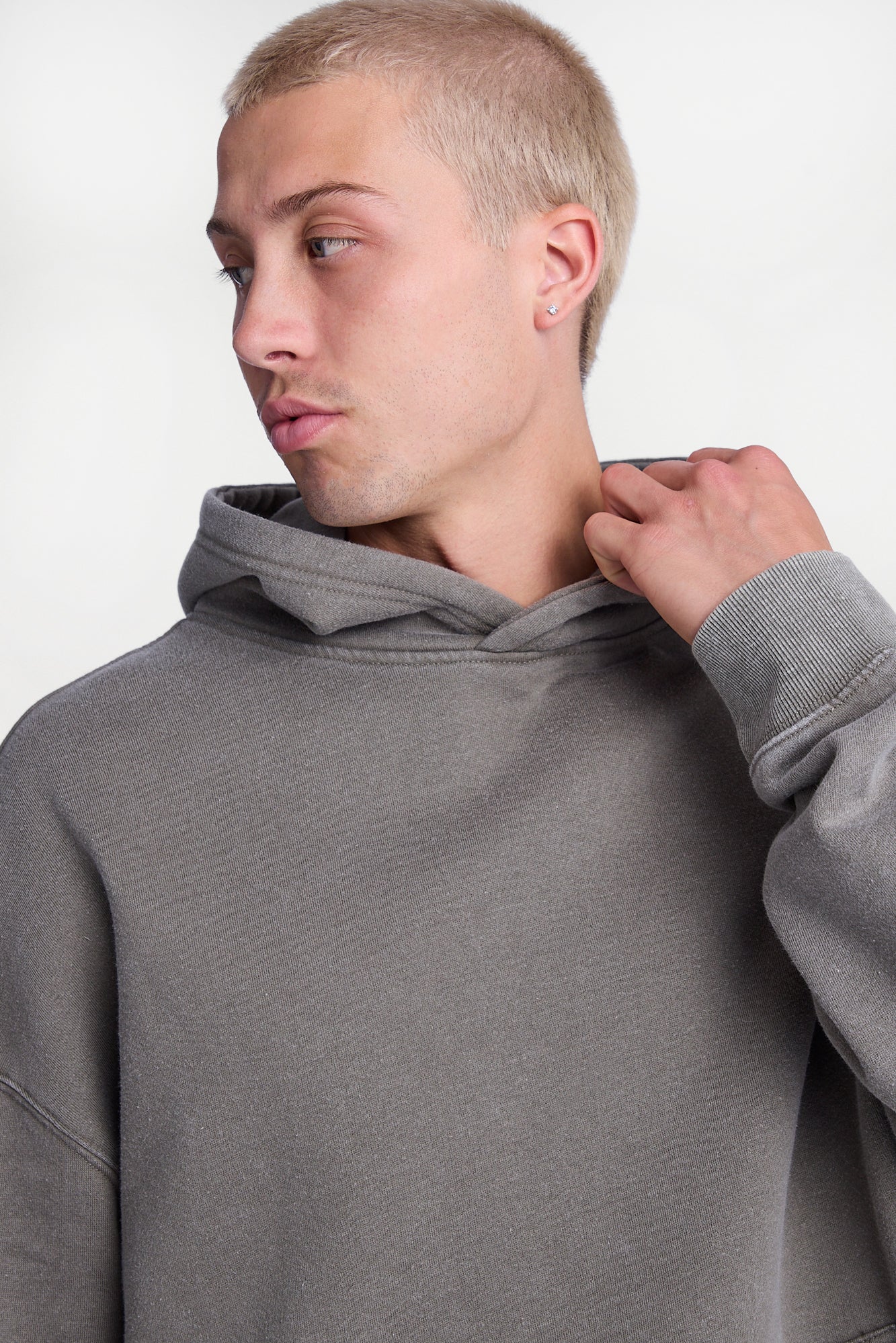 North Western Washed Boxy Hoodie - Image 11
