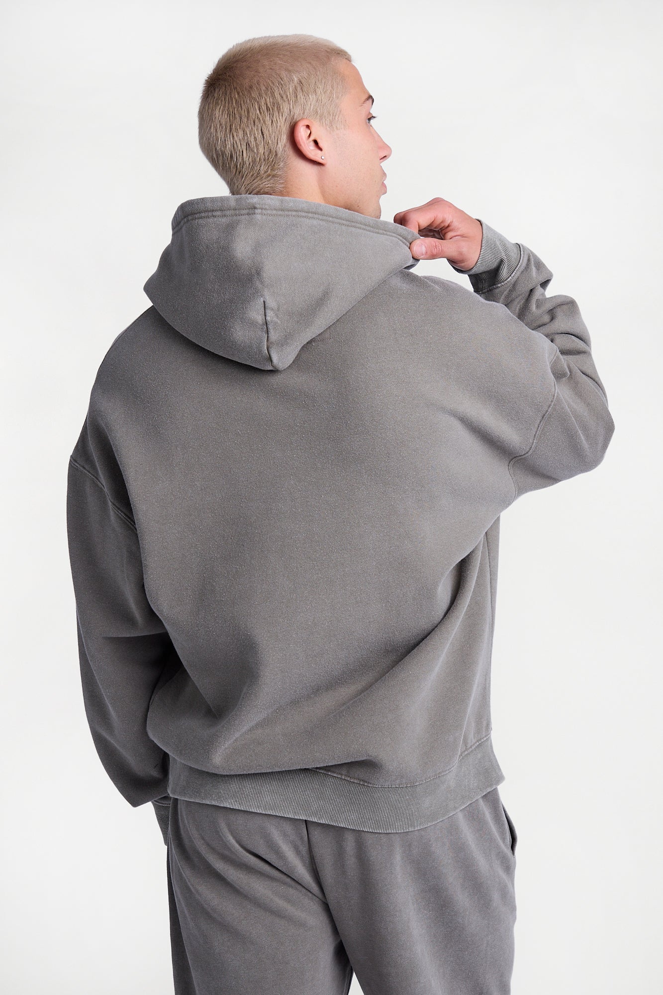 North Western Washed Boxy Hoodie - Image 12