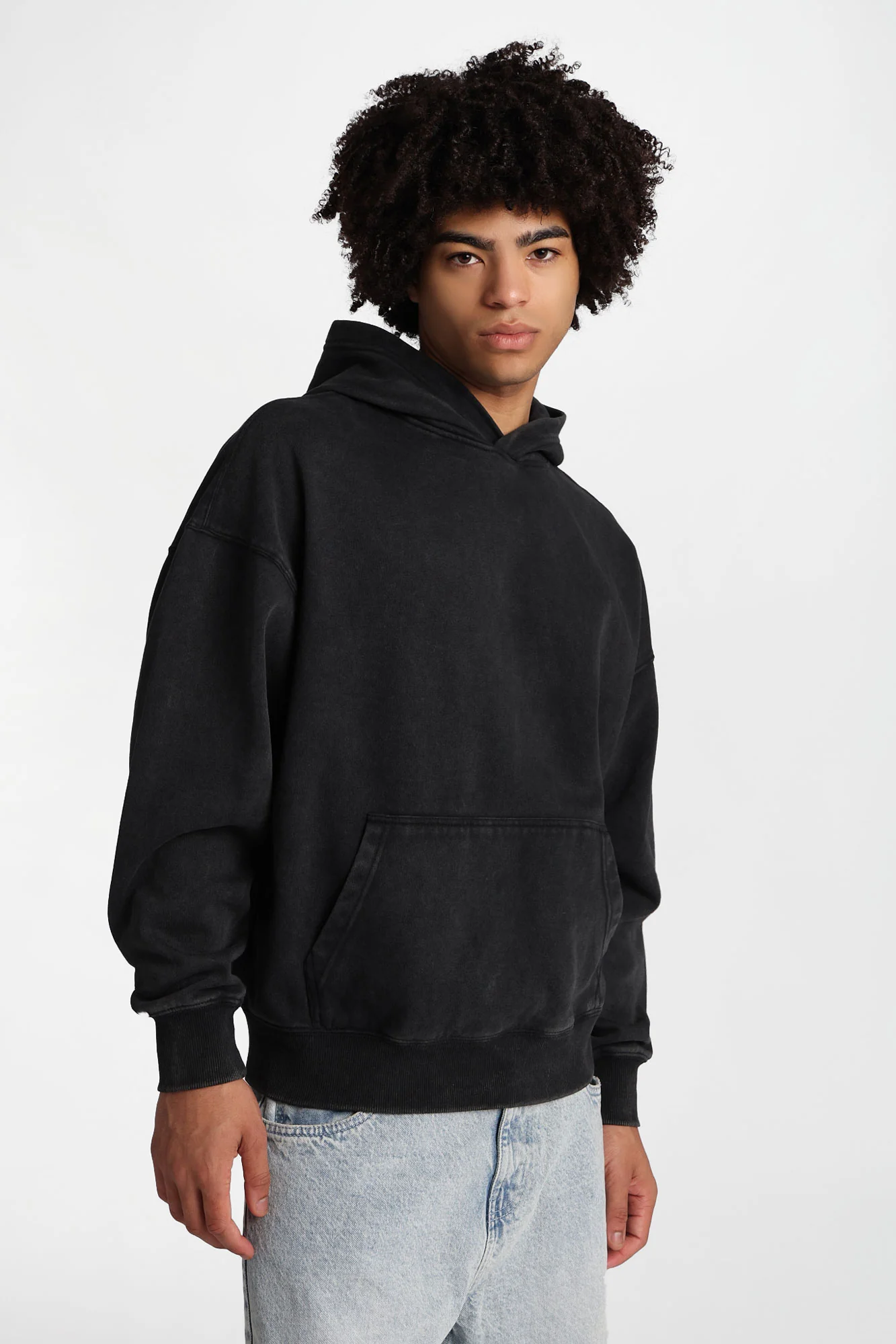 North Western Washed Boxy Hoodie - Image 6