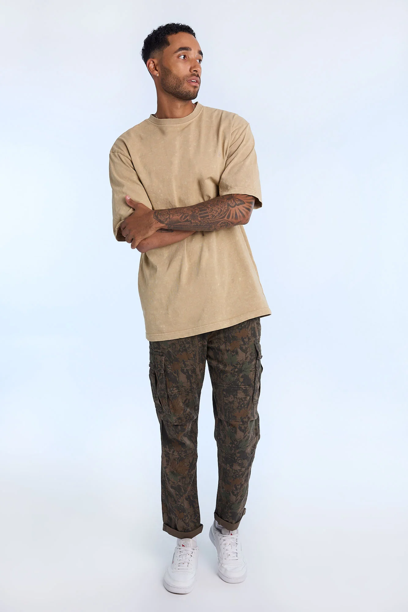 Relaxed Cargo Twill Pants - Image 4