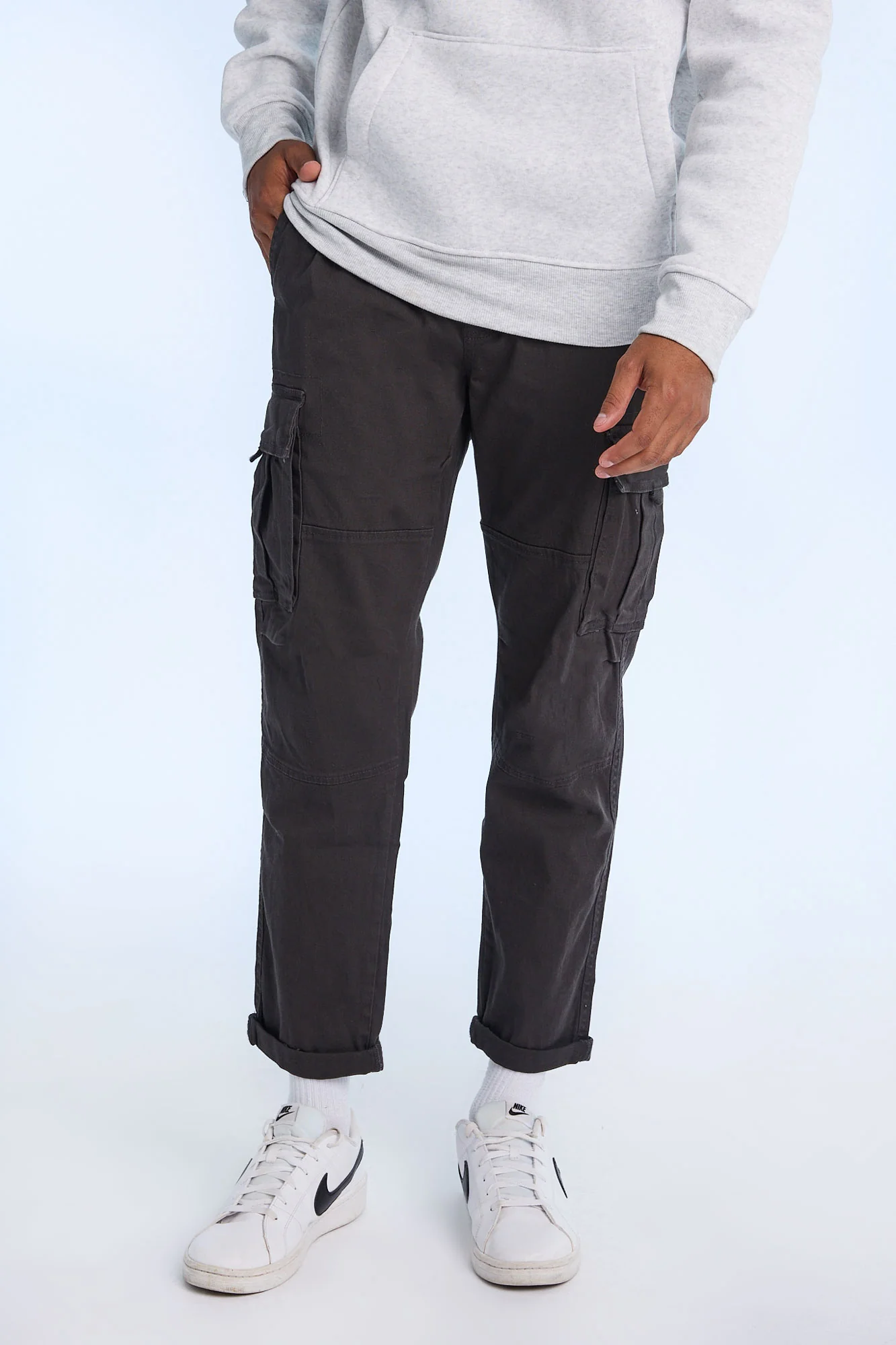 Relaxed Cargo Twill Pants - Image 5