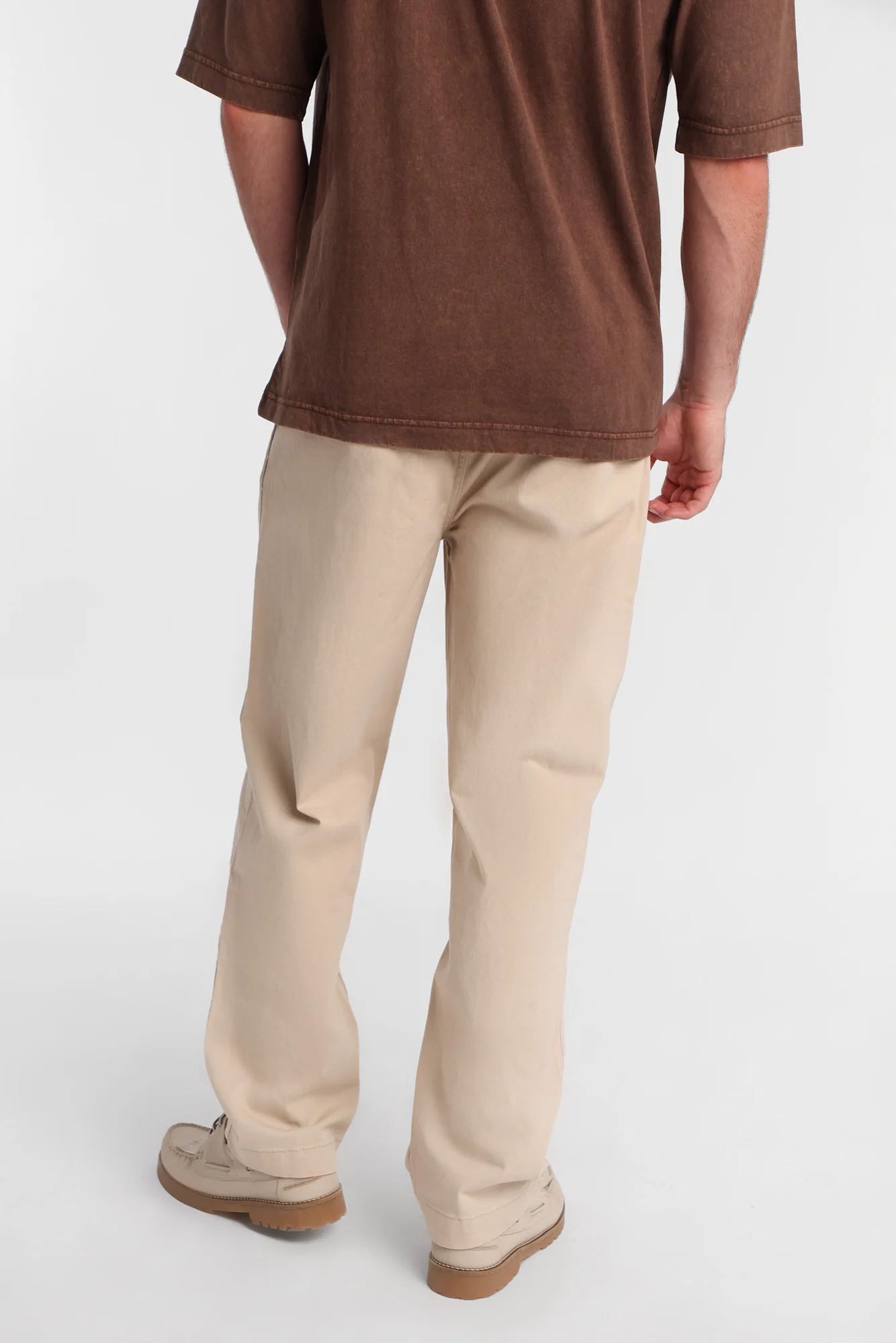 Loose Twill Pleated Pants - Image 11