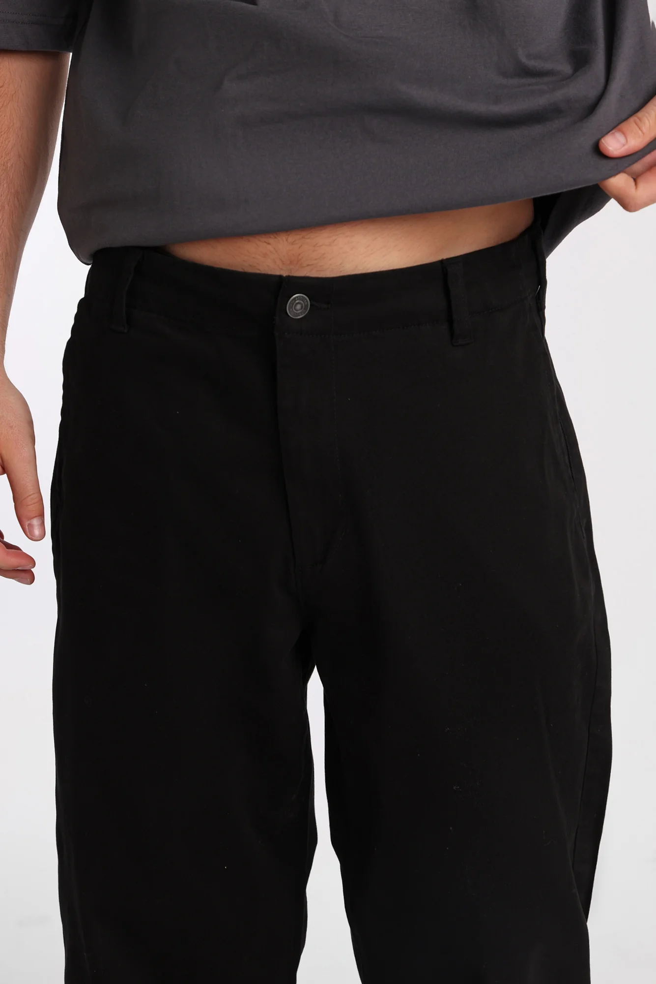 Baggy Oversized Twill Pants - Image 3