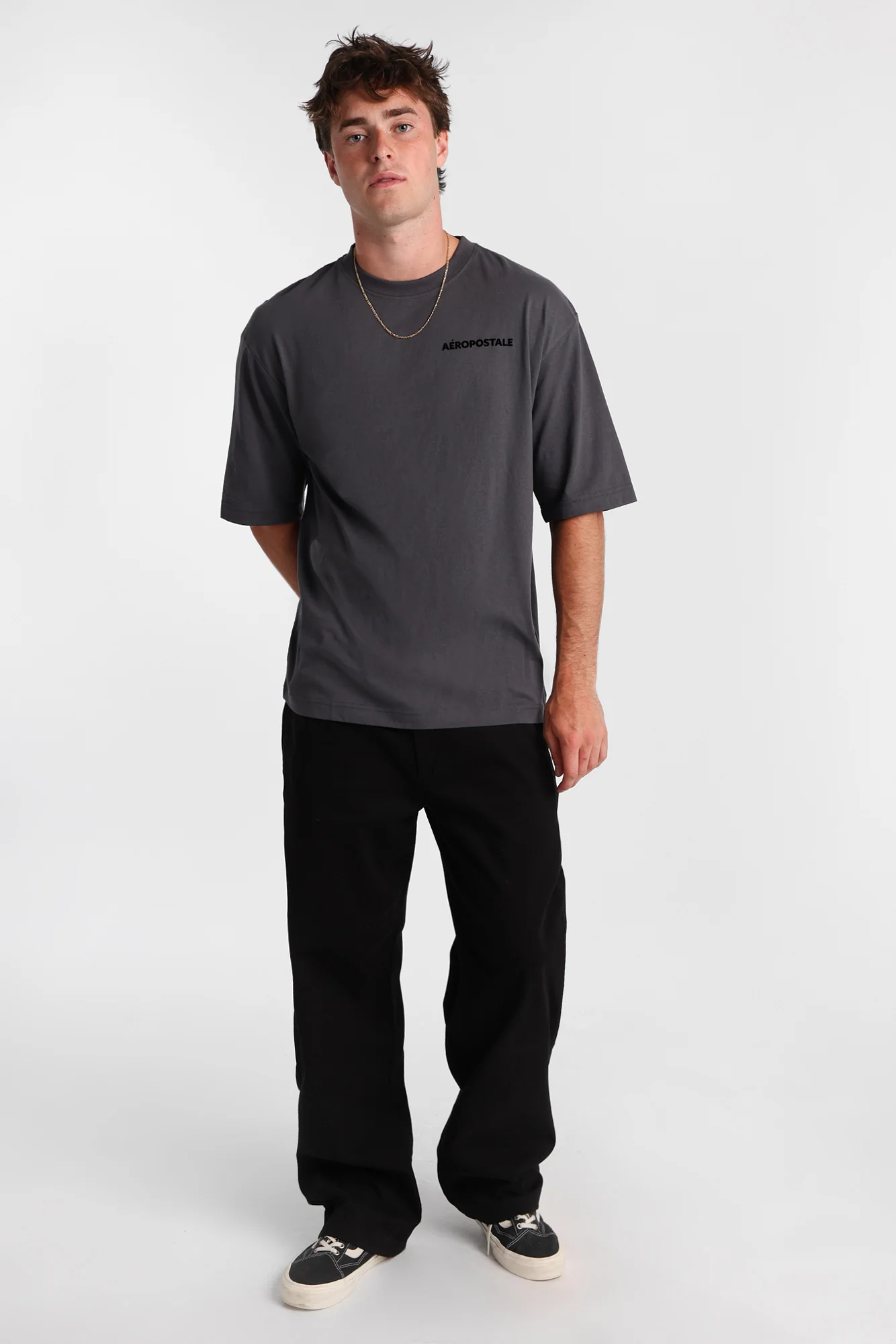 Baggy Oversized Twill Pants - Image 5