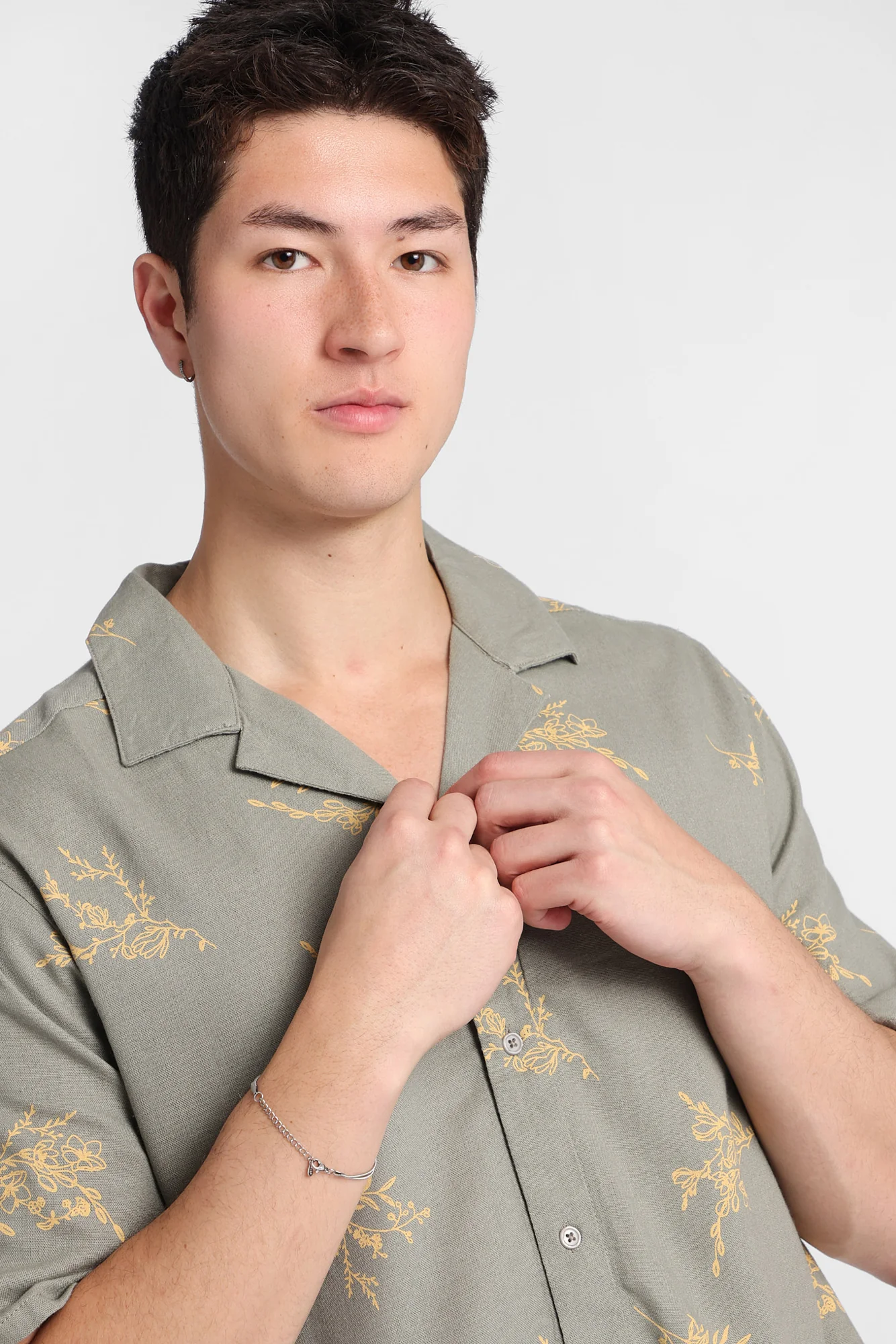 Floral Print Short Sleeve Shirt - Image 7