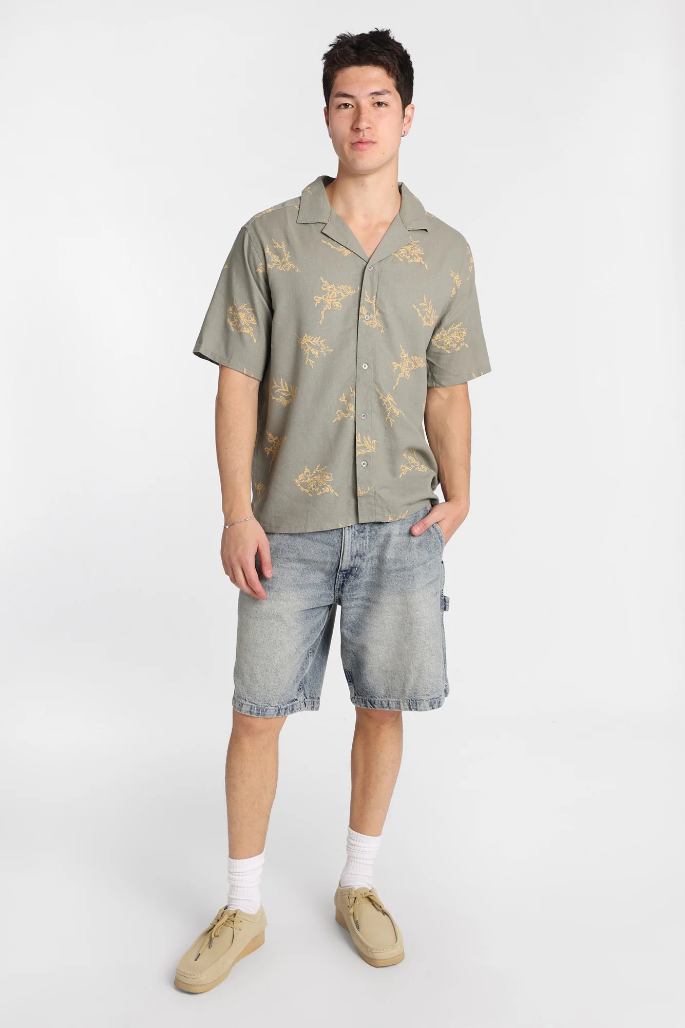 Floral Print Short Sleeve Shirt - Image 9