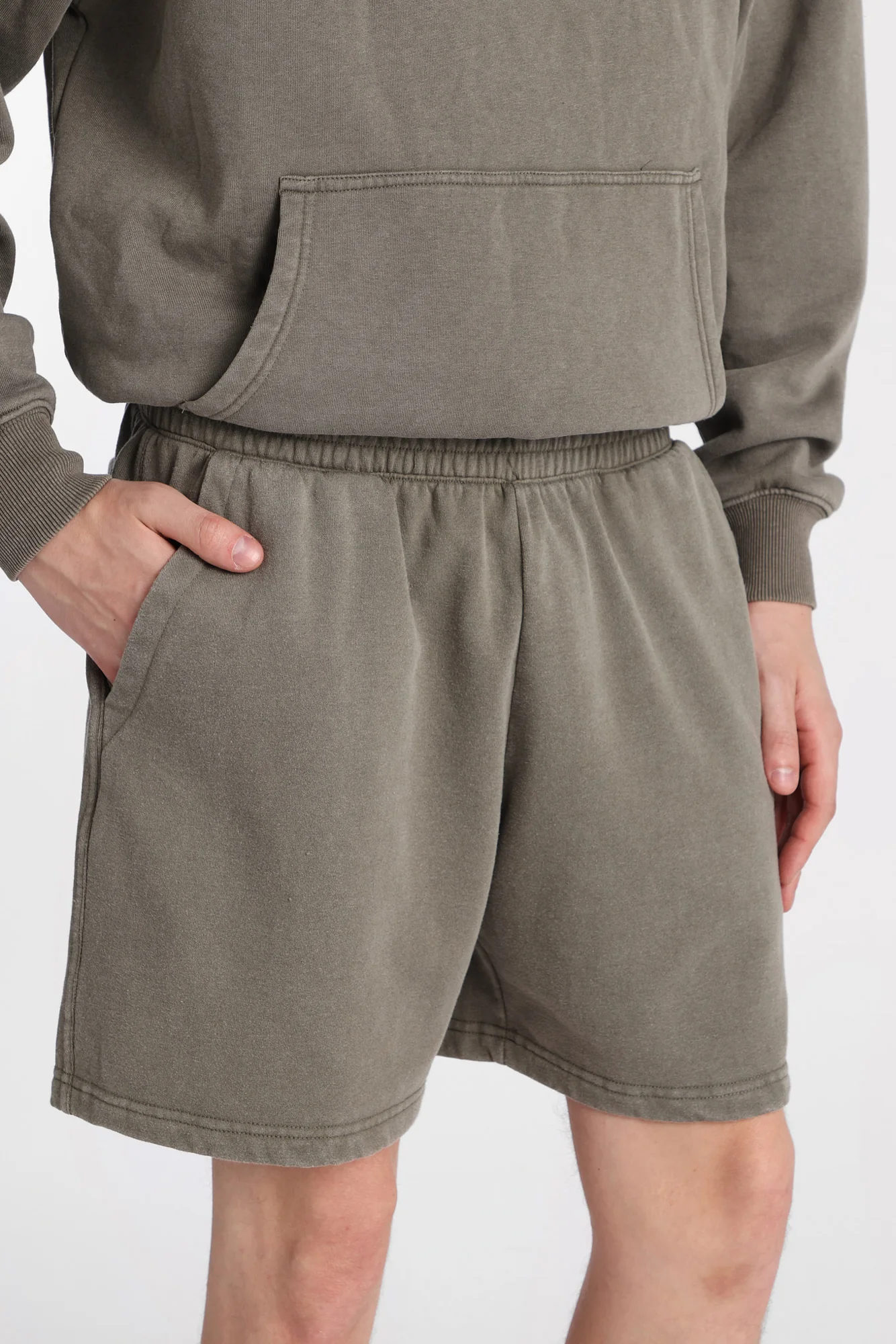 North Western Washed Fleece Shorts - Image 14