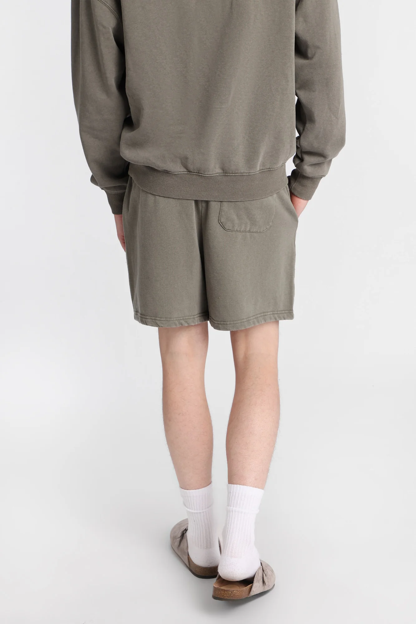 North Western Washed Fleece Shorts - Image 15