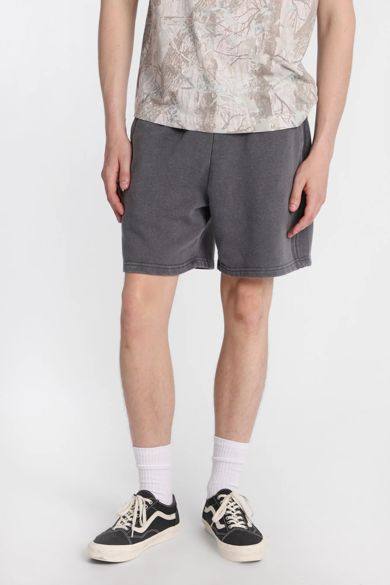 North Western Washed Fleece Shorts - Image 5