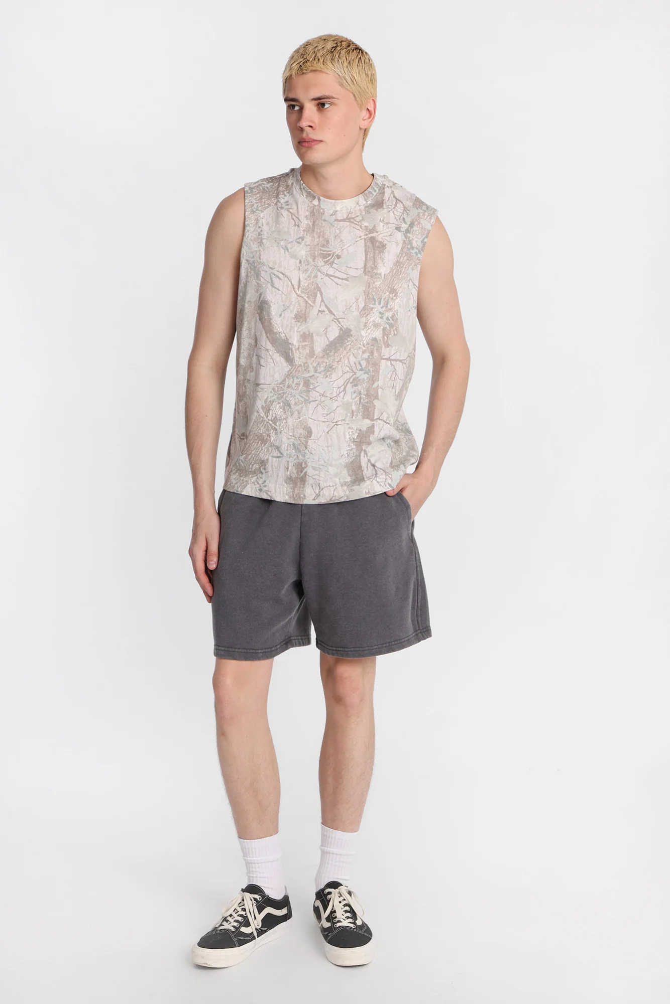 North Western Washed Fleece Shorts - Image 8