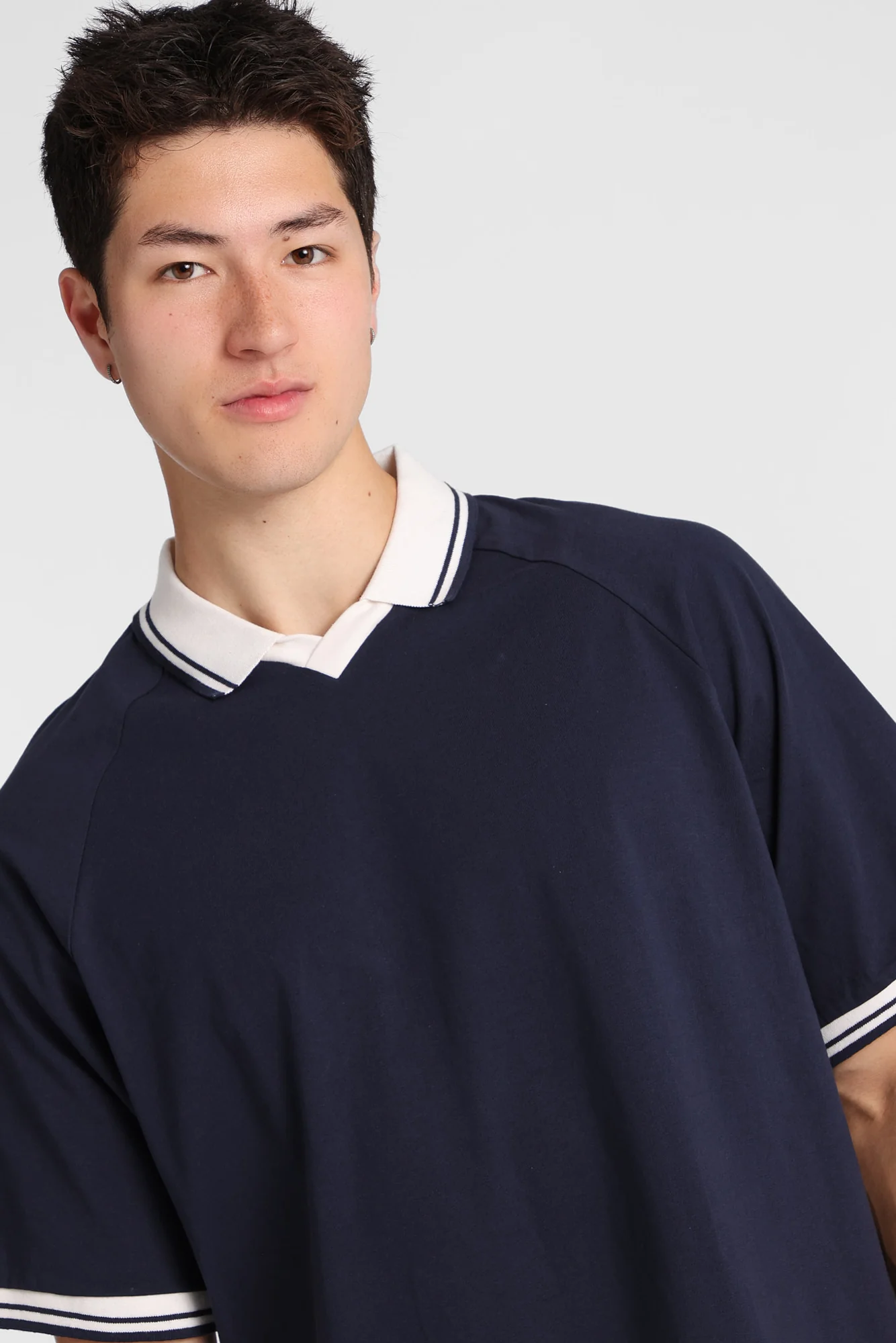 Boxy Johnny Collar Polo - Image 10