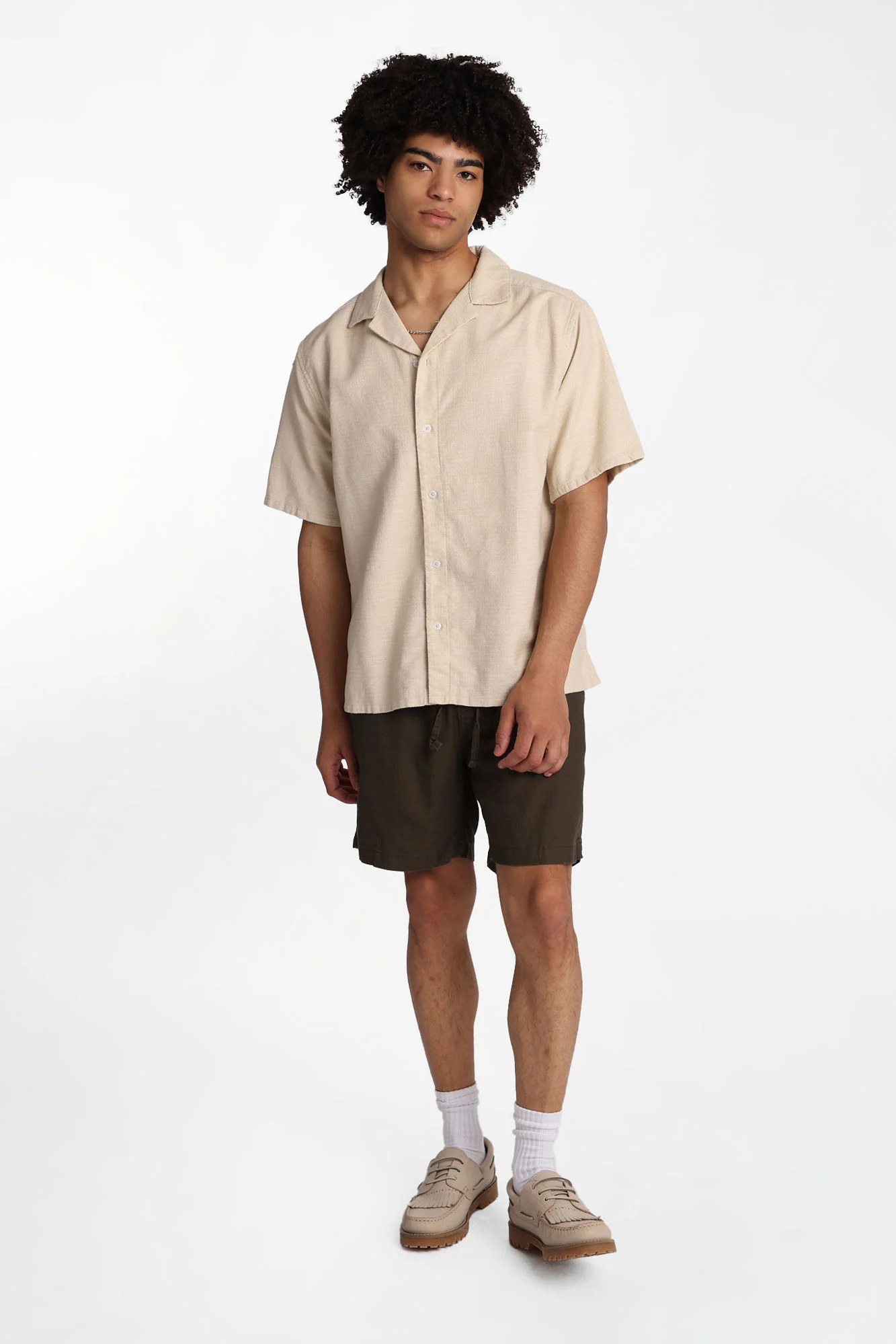 Textured Melange Shorts - Image 12