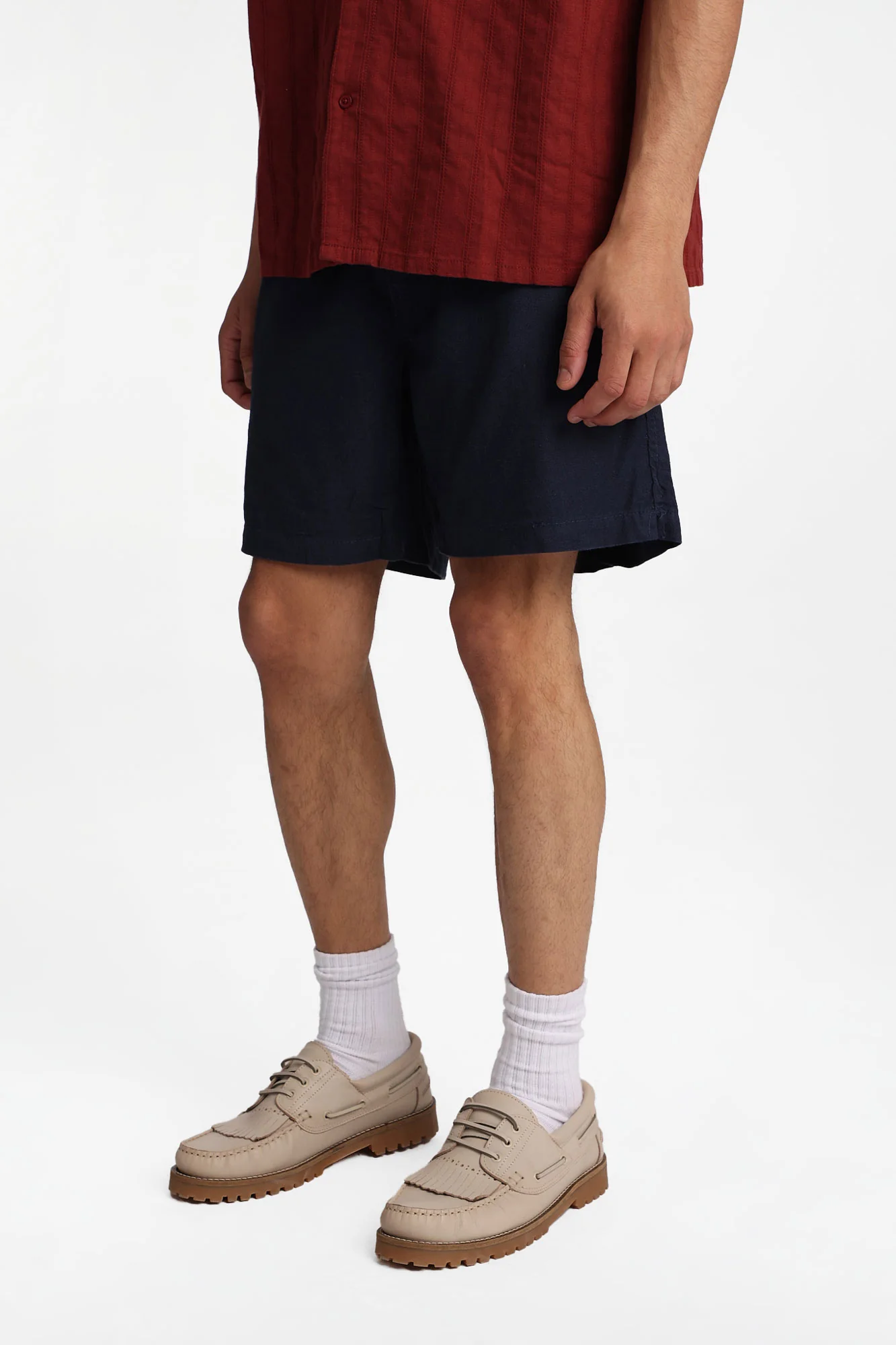 Textured Melange Shorts - Image 13