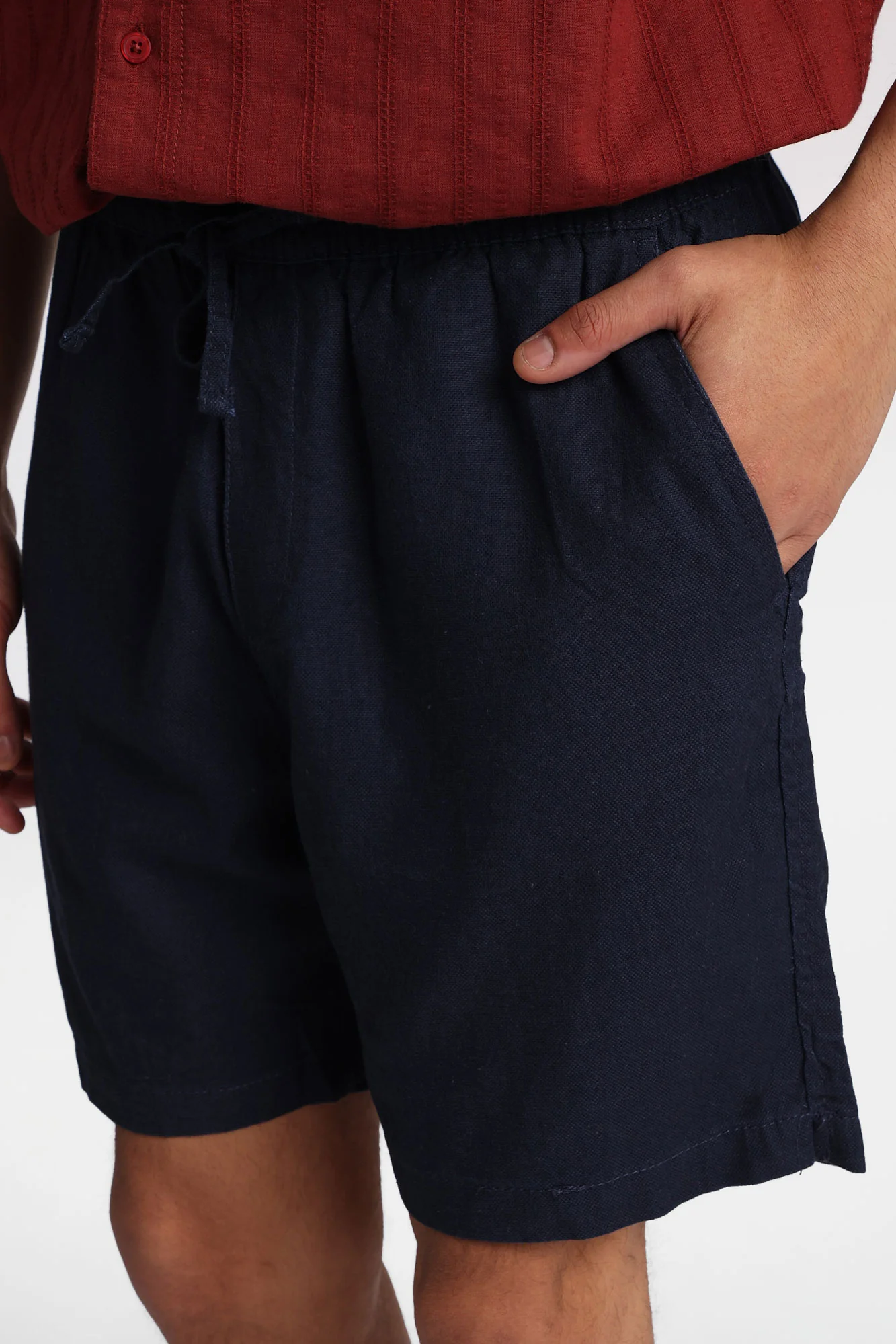 Textured Melange Shorts - Image 14
