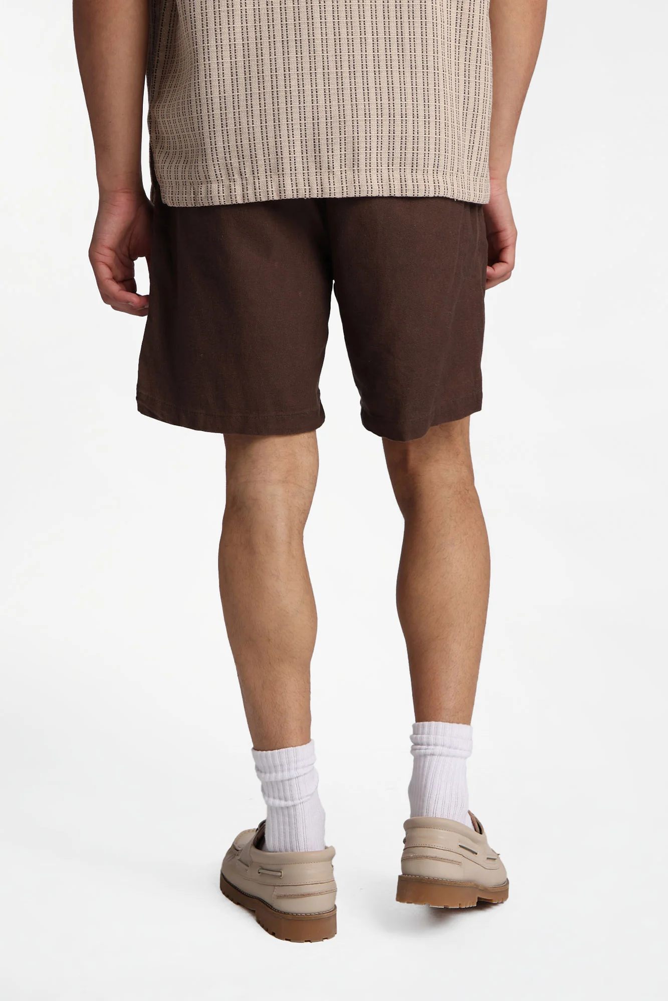 Textured Melange Shorts - Image 7