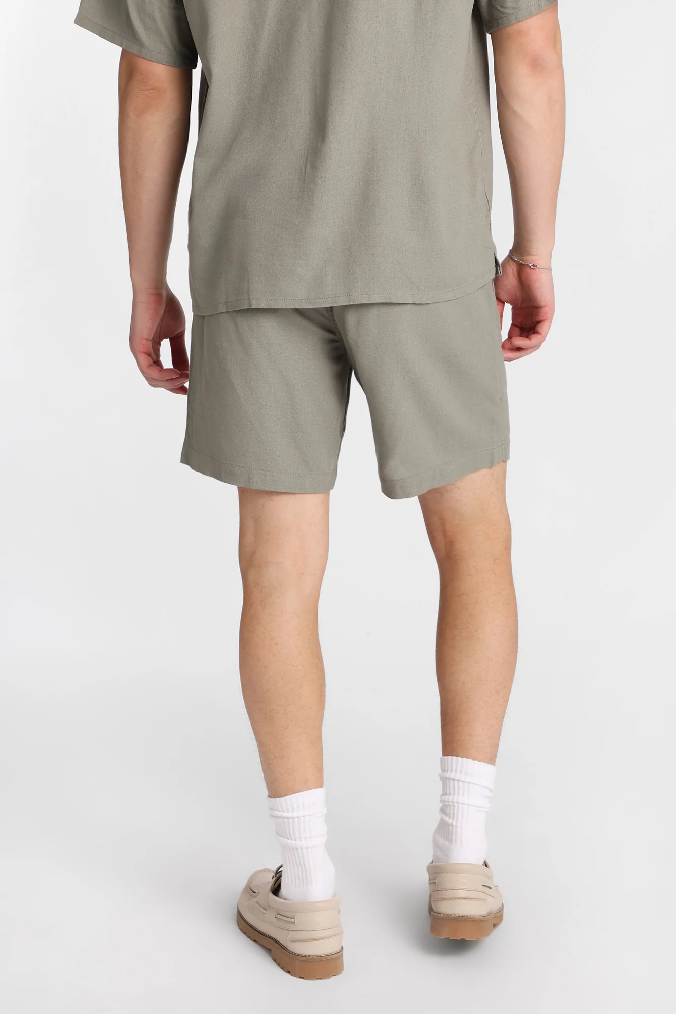 Linen-Blend Shorts - Image 12