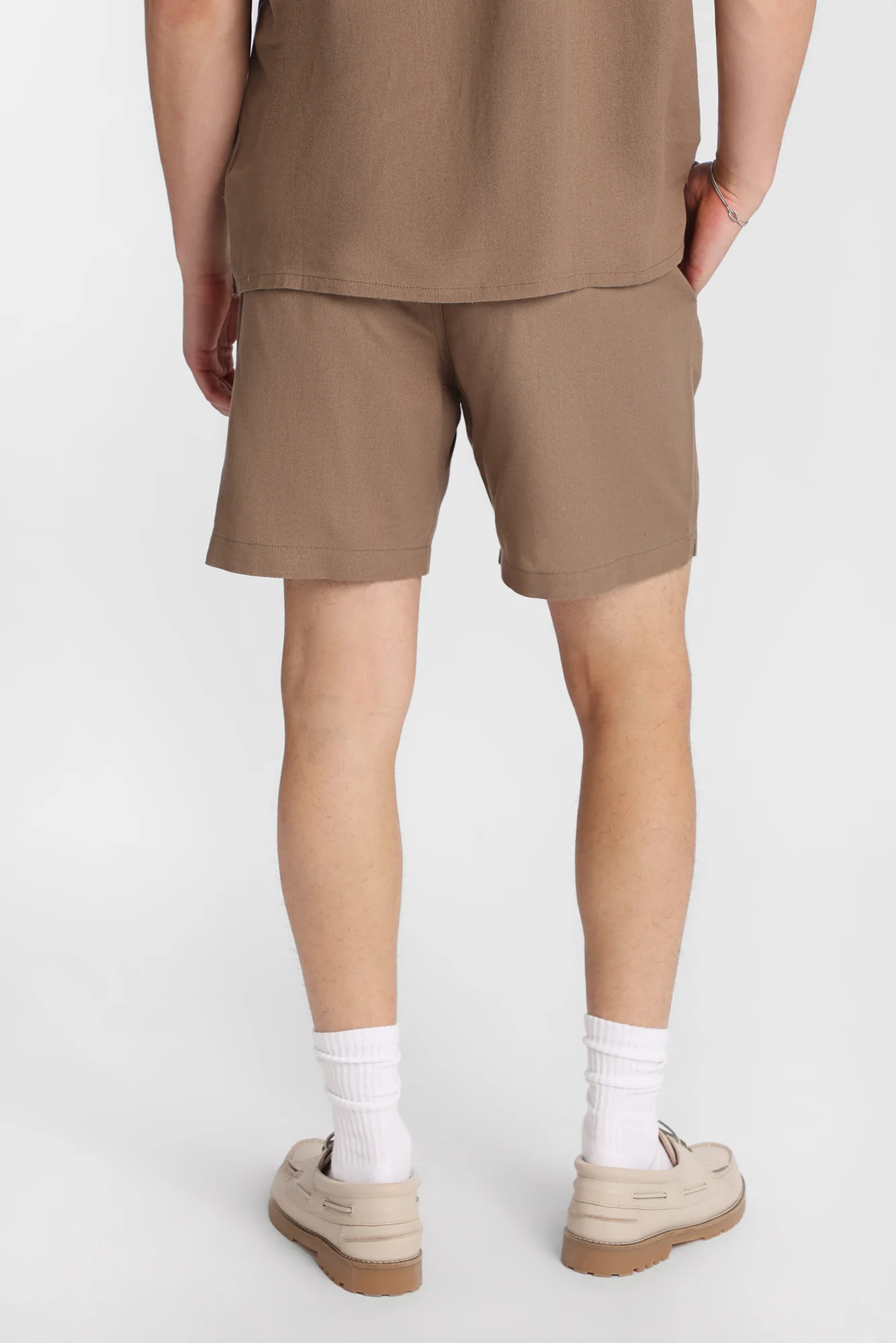 Linen-Blend Shorts - Image 7