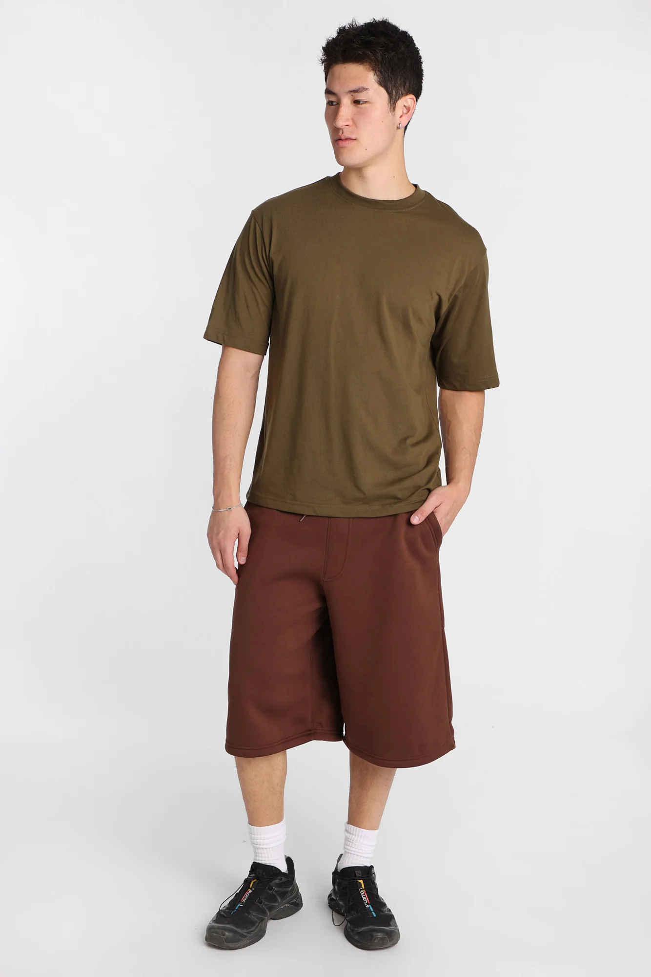 North Western Baggy Oversized Fleece Shorts - Image 12