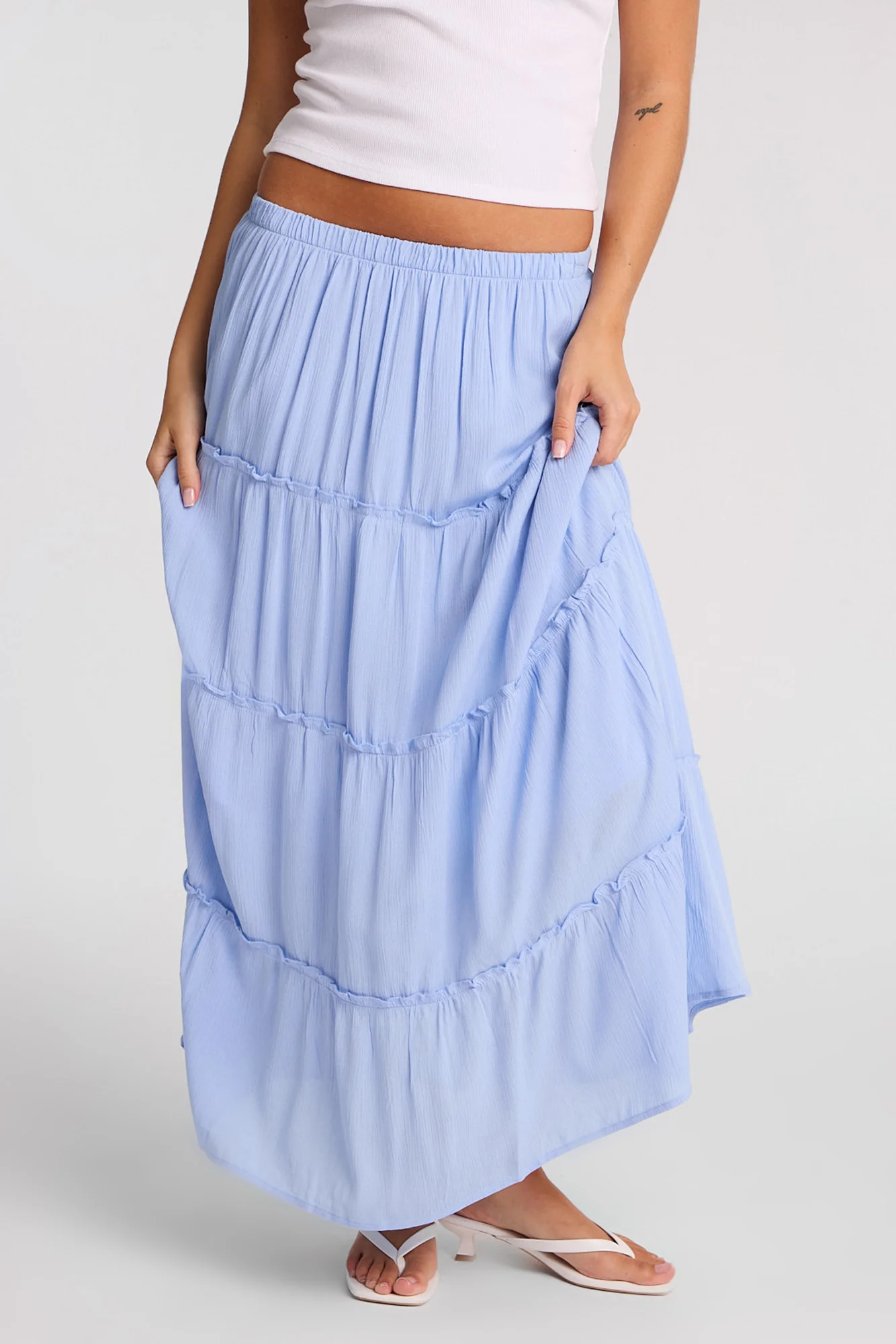 Tiered Maxi Skirt - Image 5
