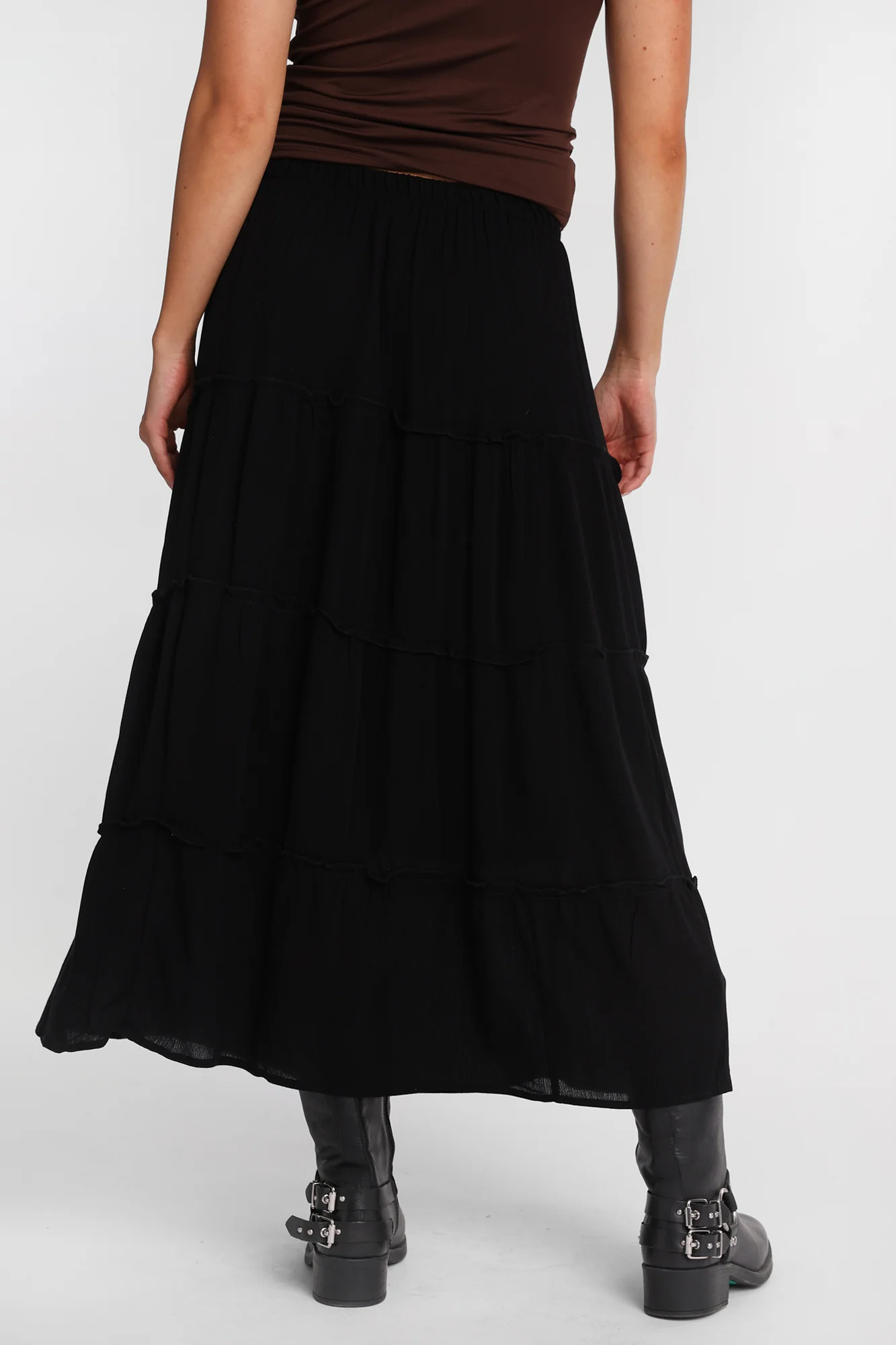 Tiered Maxi Skirt - Image 8
