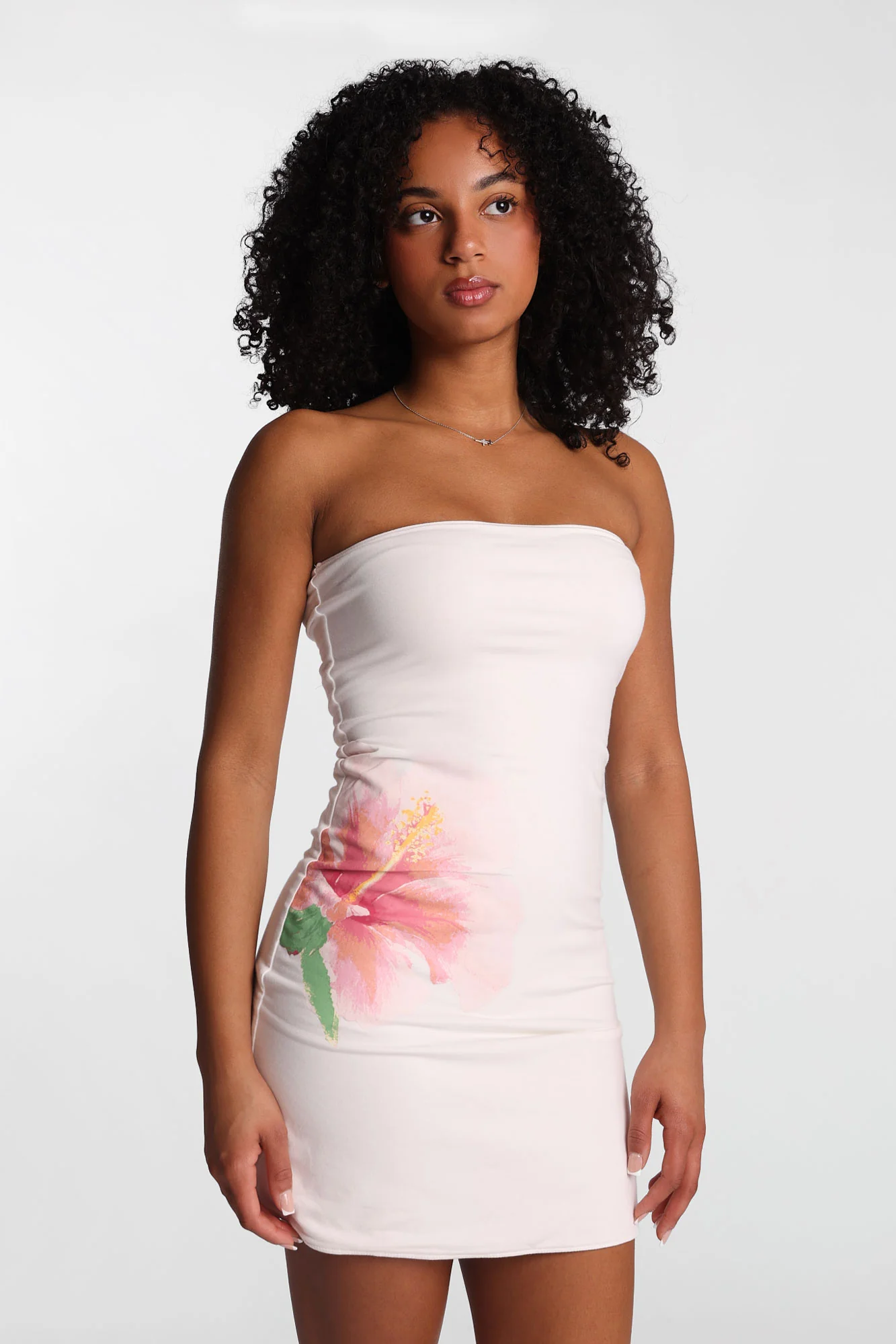 Knit Tube Mini Dress - Image 5