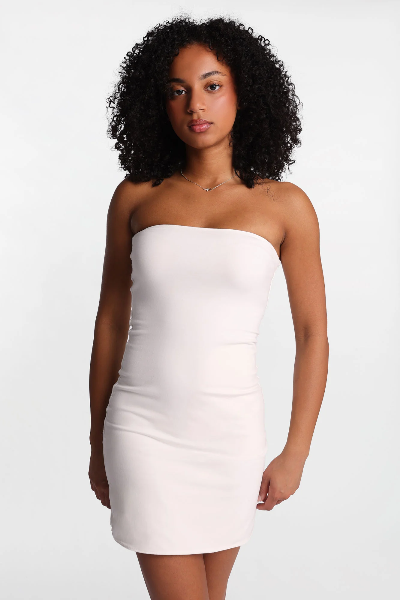 Knit Tube Mini Dress - Image 7